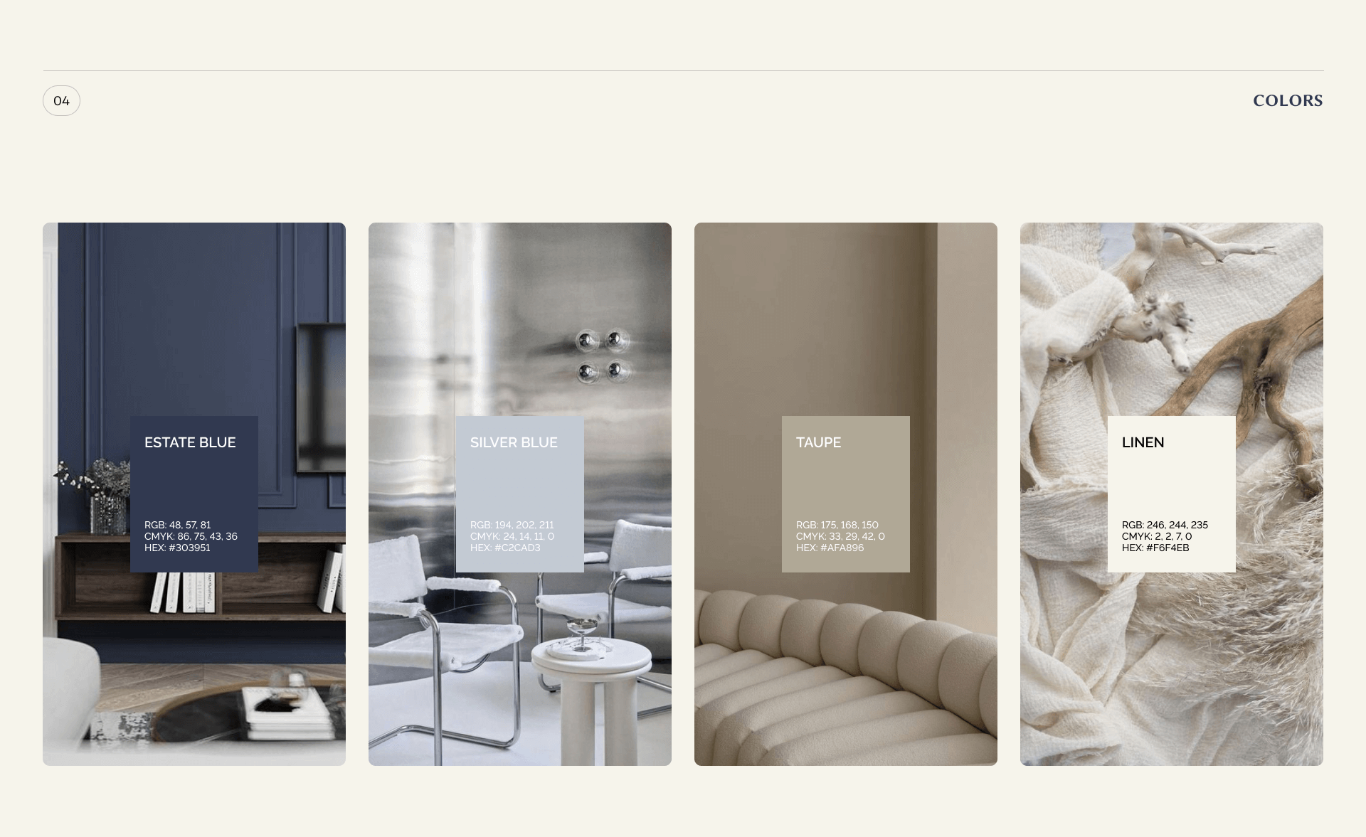 EVGENIA GRINSHTEIN | Branding & Website for Interior Design — Изображение №7 — Интерфейсы, Брендинг на Dprofile