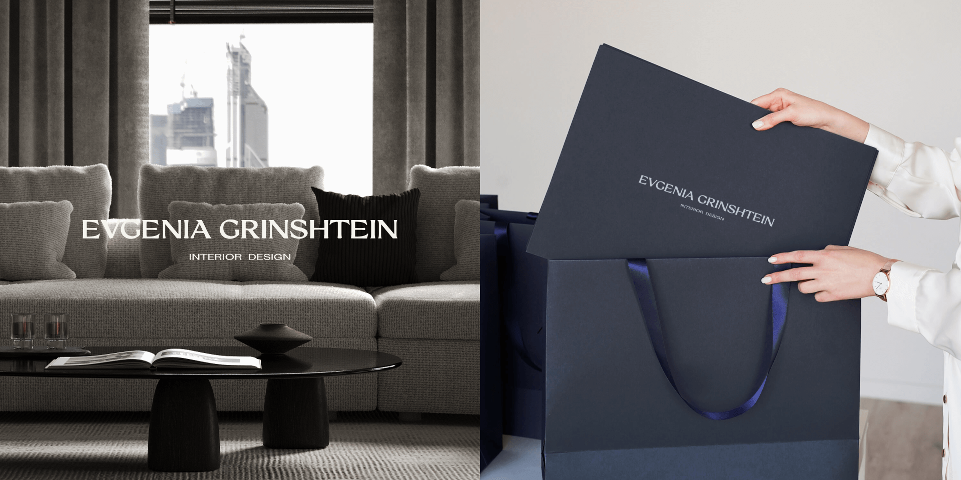 EVGENIA GRINSHTEIN | Branding & Website for Interior Design — Изображение №12 — Интерфейсы, Брендинг на Dprofile