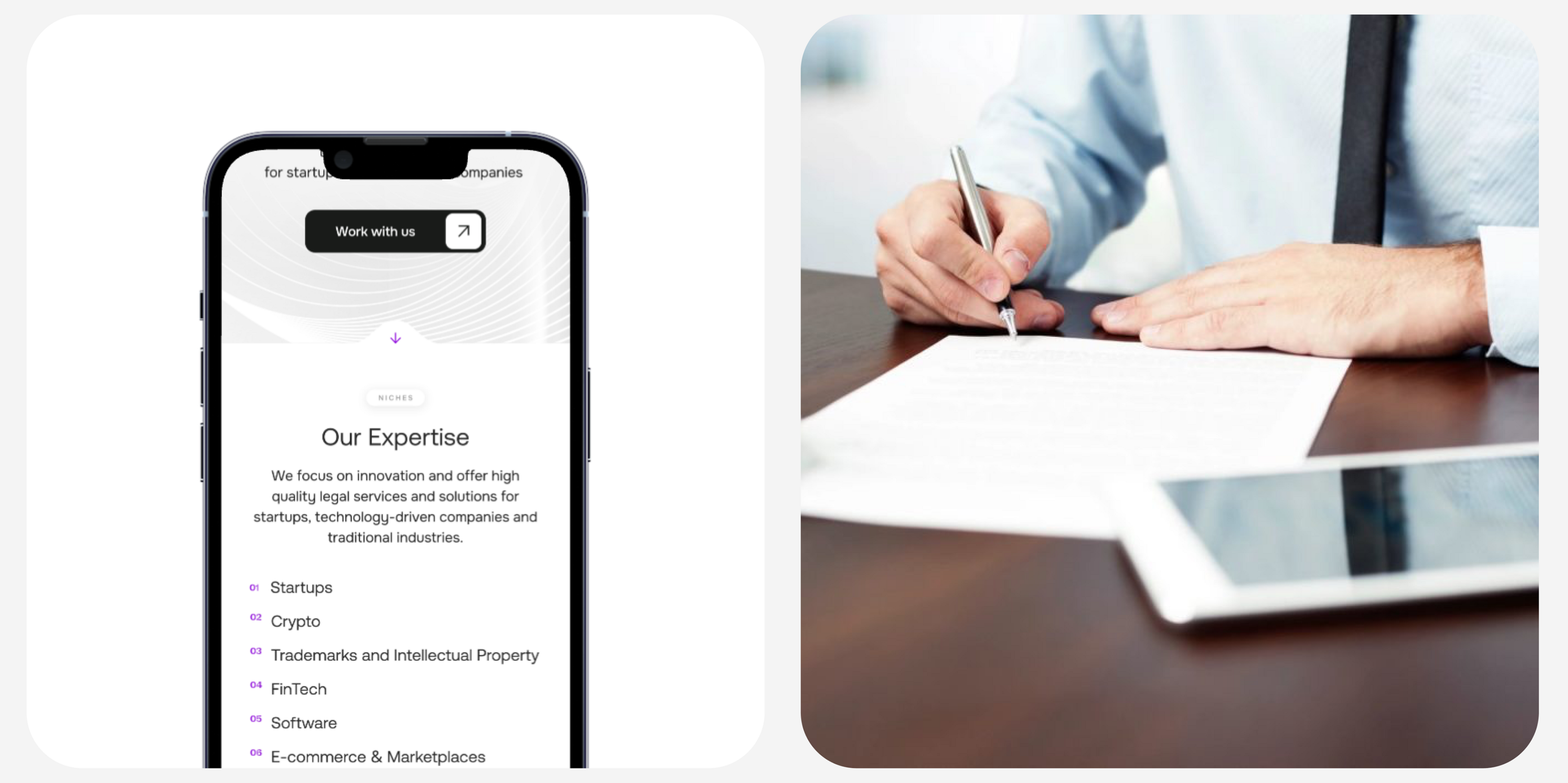 Simplicate – law firm website — Изображение №7 — Графика, Интерфейсы на Dprofile