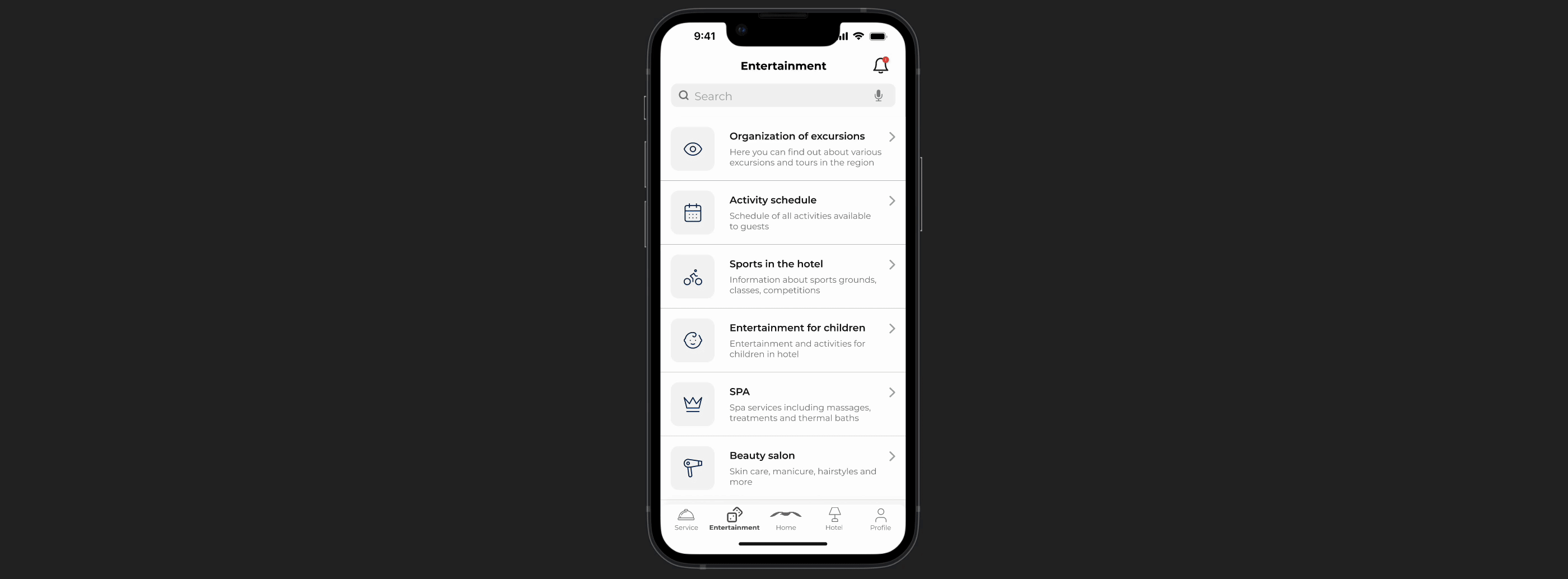 UX/UI design | Hotel App, Pickalbatros — Изображение №16 — Интерфейсы на Dprofile