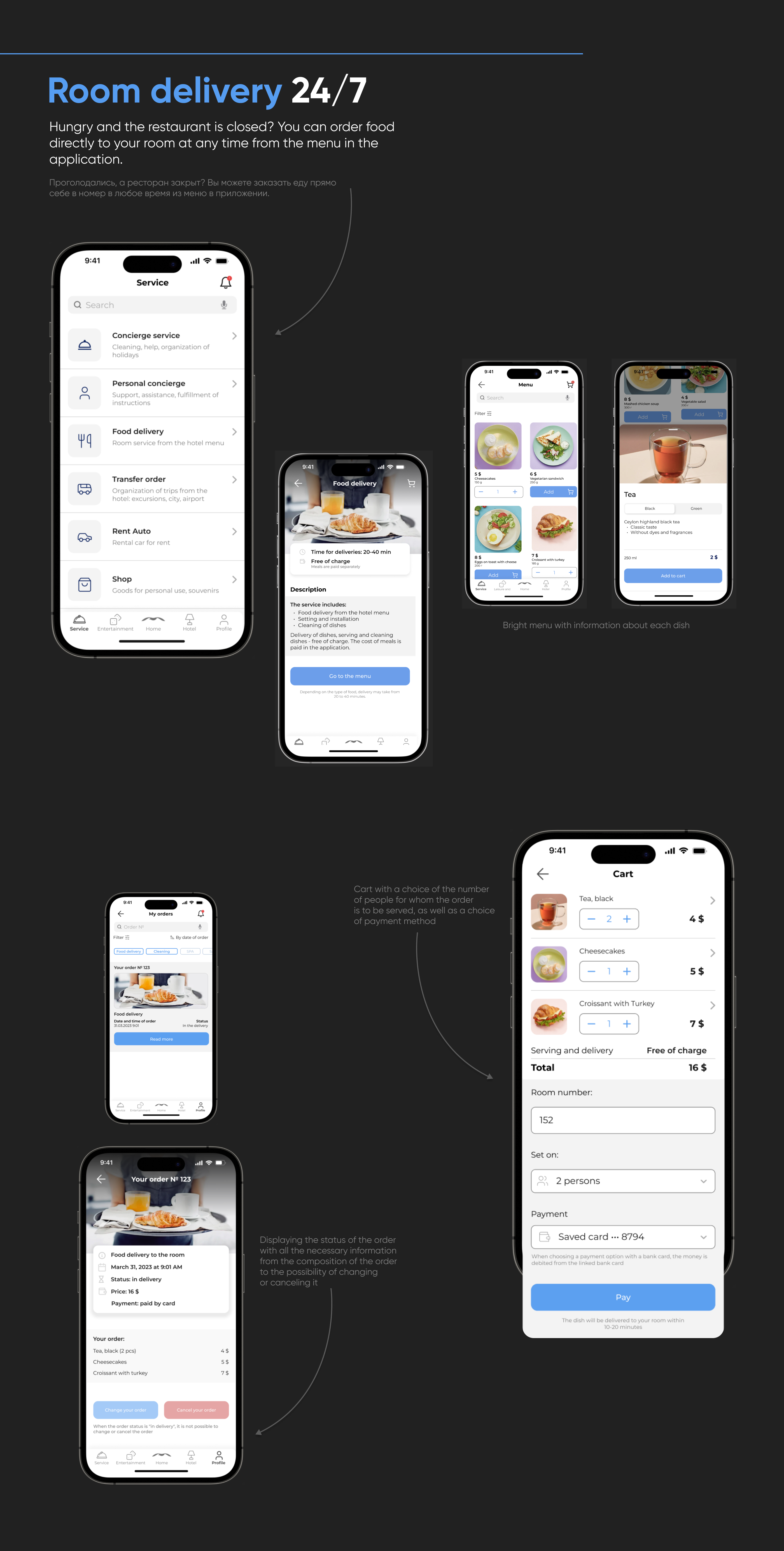 UX/UI design | Hotel App, Pickalbatros — Изображение №12 — Интерфейсы на Dprofile