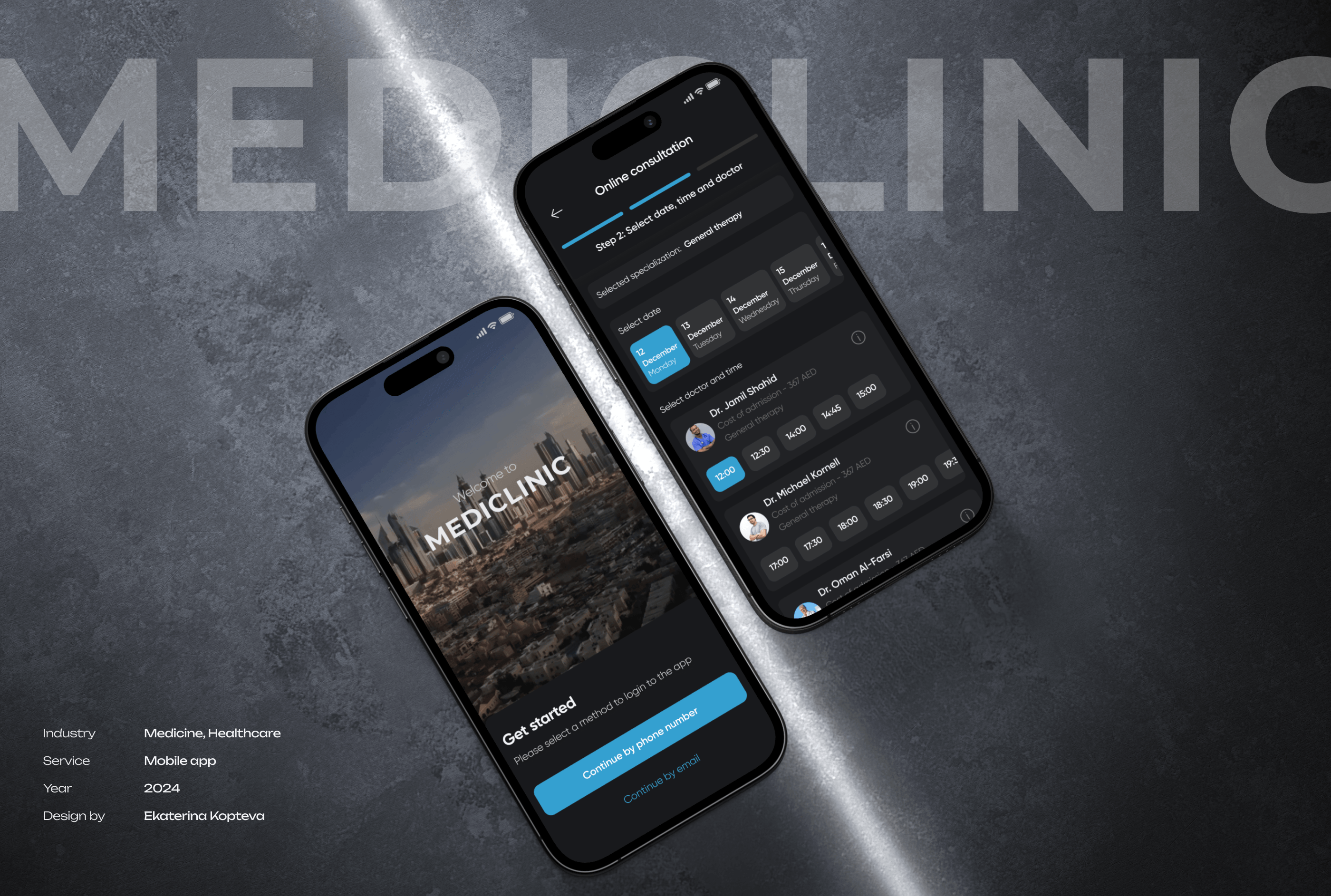 Mediclinic | Clinic App Case | UX/UI — Изображение №1 — Интерфейсы на Dprofile