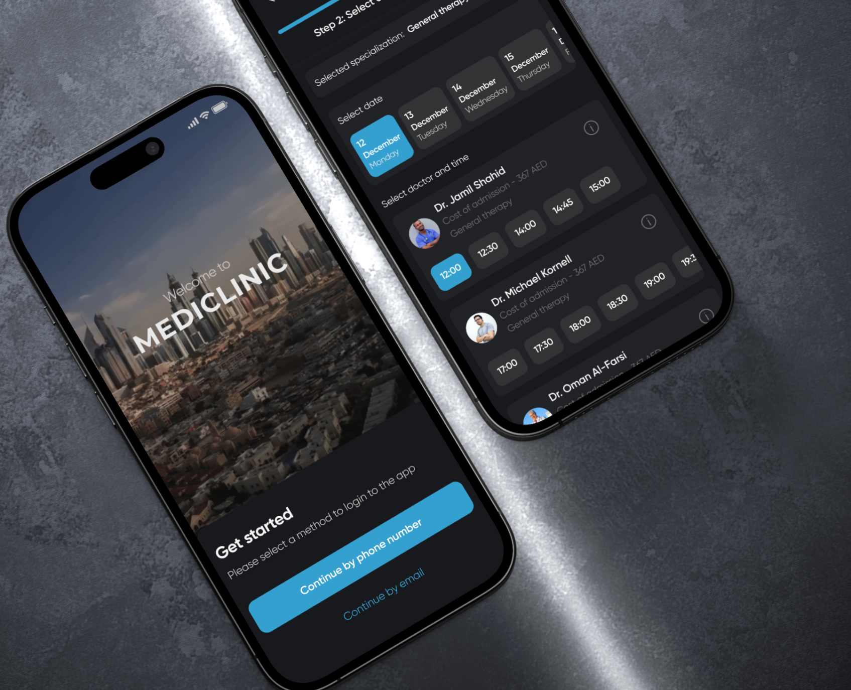 Mediclinic | Clinic App Case | UX/UI — Интерфейсы на Dprofile