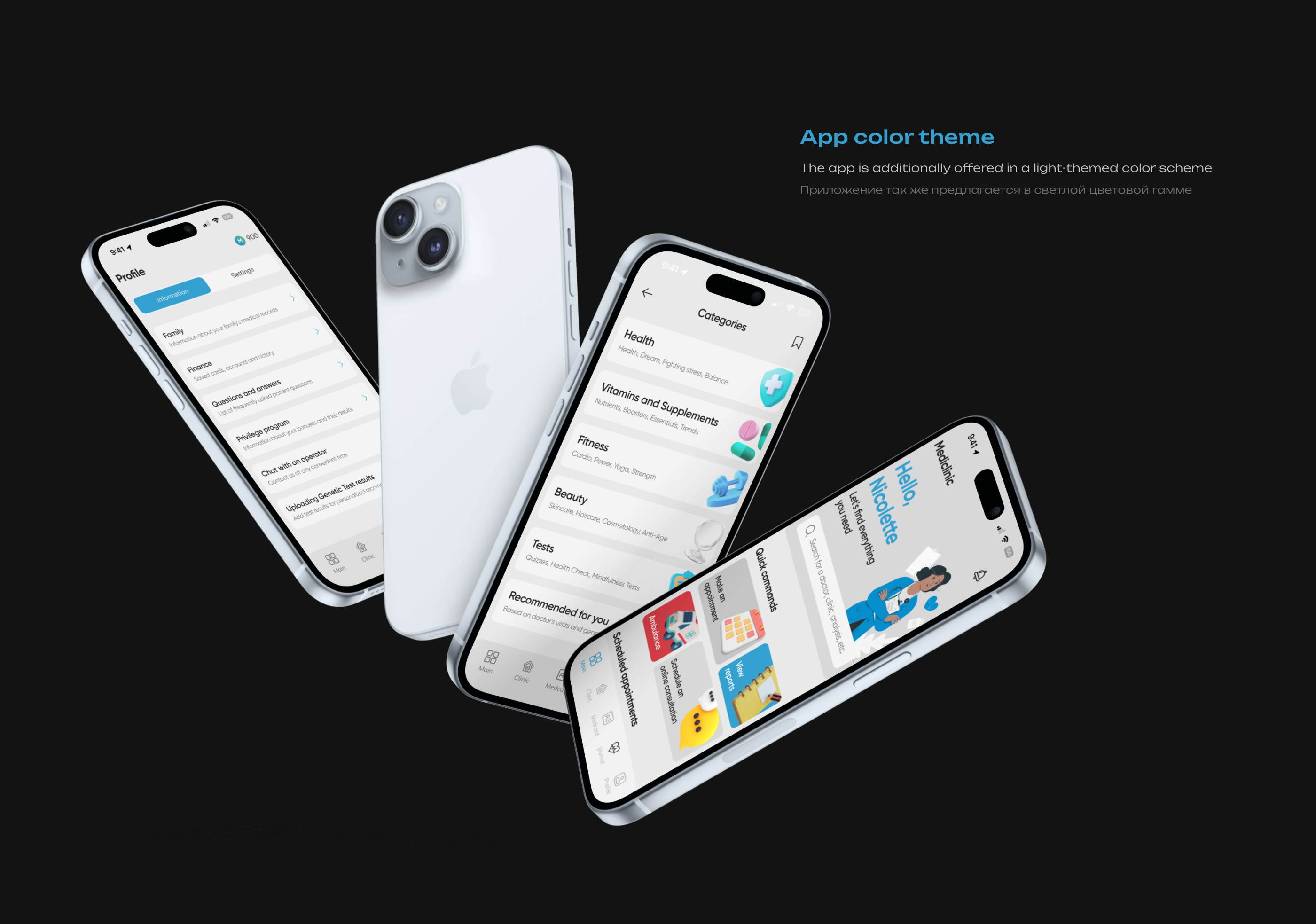 Mediclinic | Clinic App Case | UX/UI — Изображение №23 — Интерфейсы на Dprofile