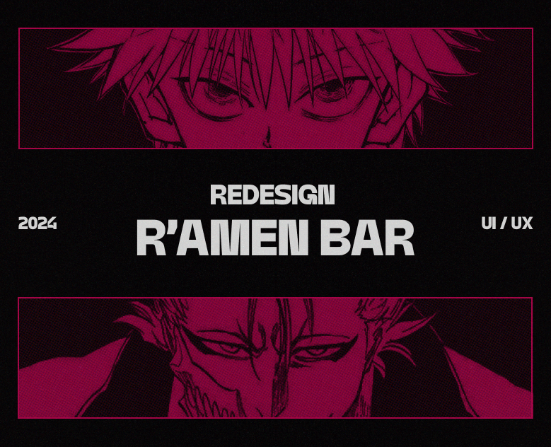 R'AMEN BAR | WEBSITE — Интерфейсы на Dprofile