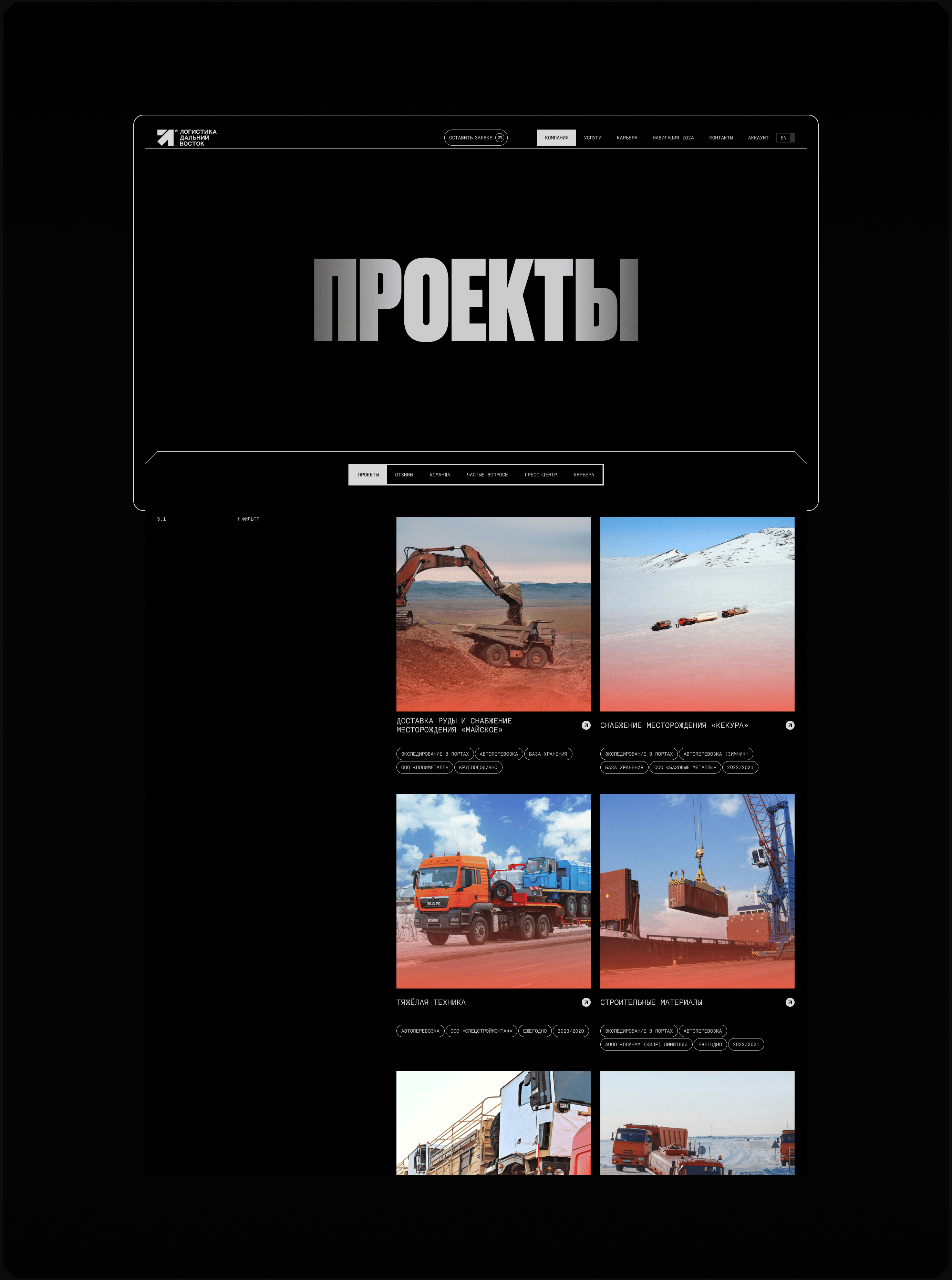Логистика Дальний Восток® — Изображение №36 — Интерфейсы, Брендинг на Dprofile