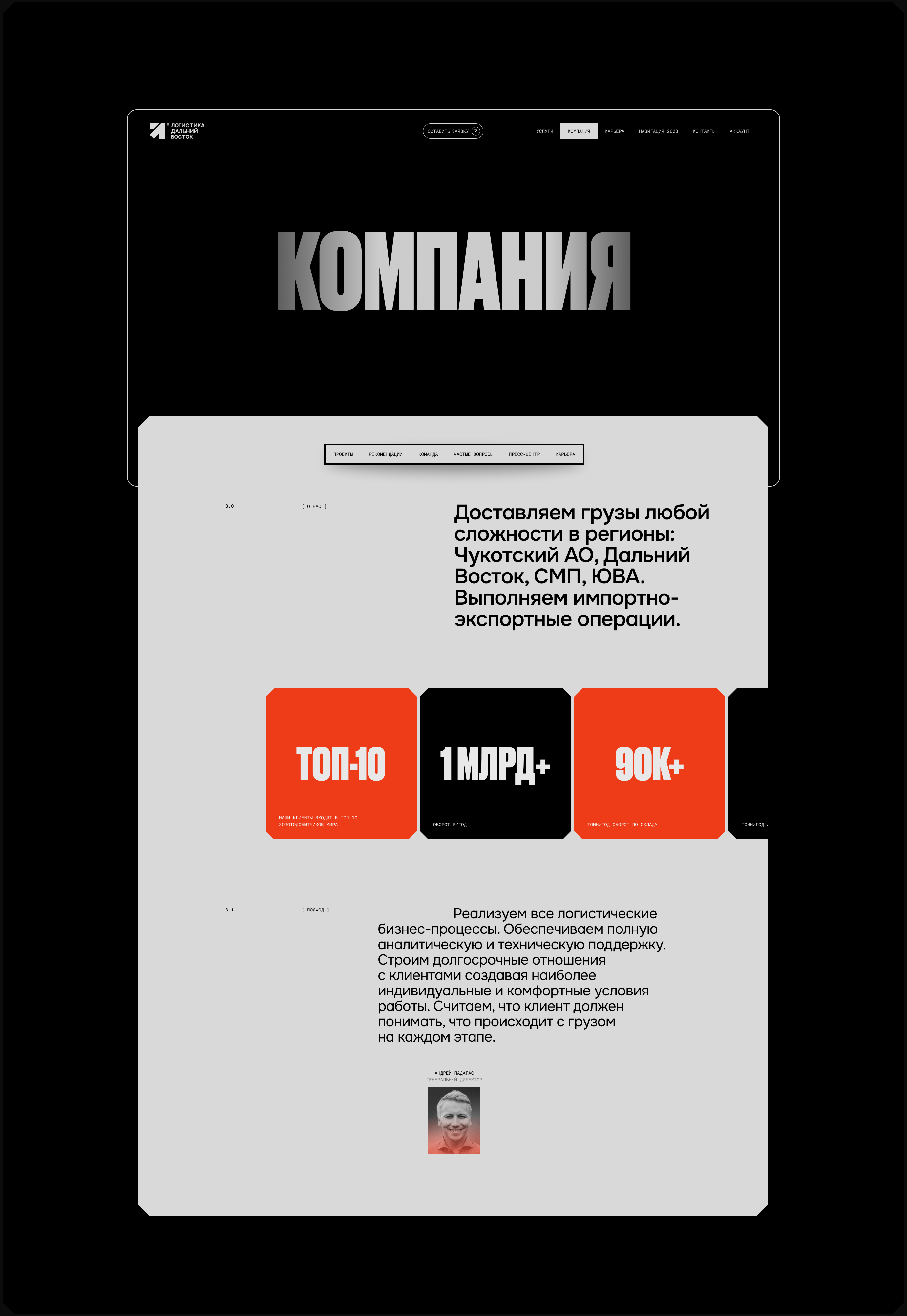 Логистика Дальний Восток® — Изображение №30 — Интерфейсы, Брендинг на Dprofile