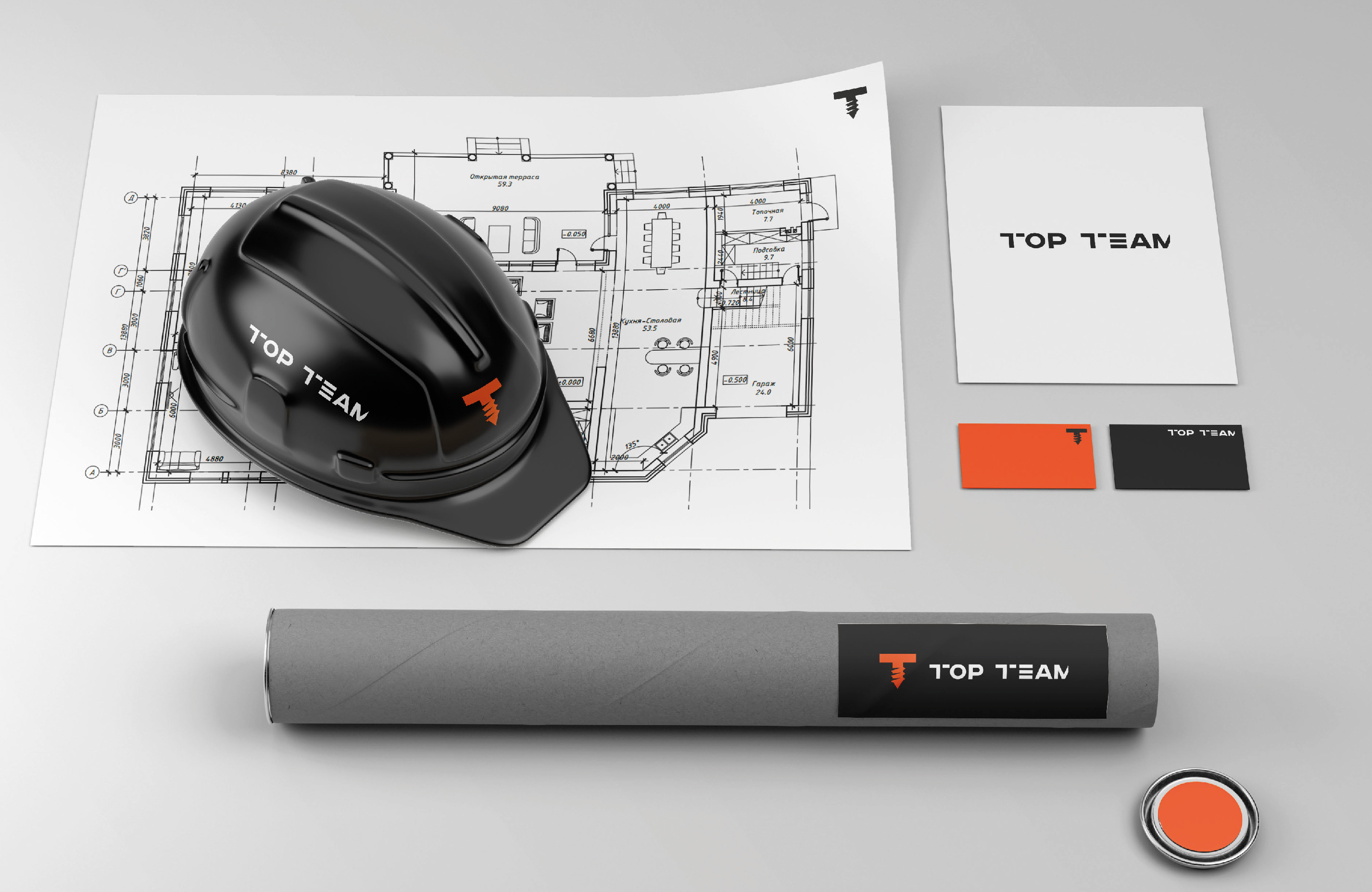 Branding for a renovation company Top Team — Изображение №6 — Брендинг на Dprofile