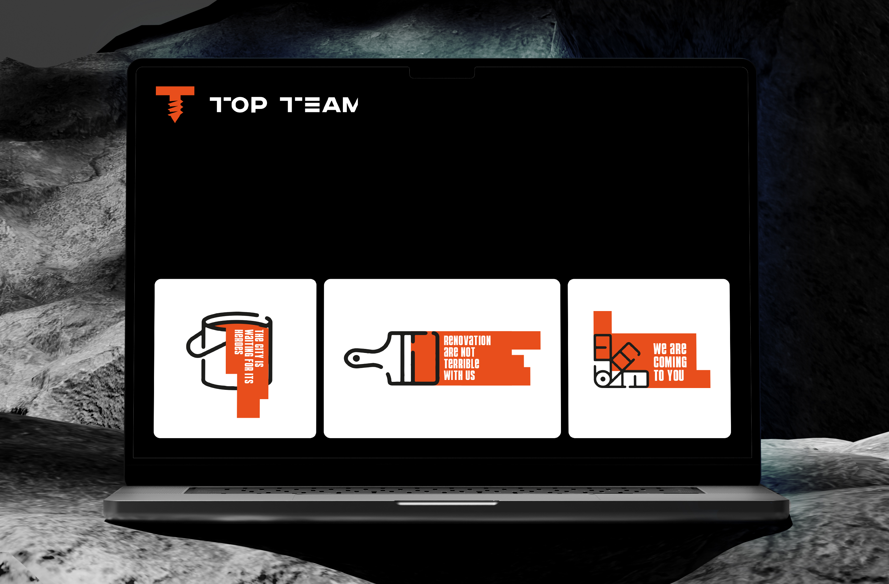 Branding for a renovation company Top Team — Изображение №13 — Брендинг на Dprofile