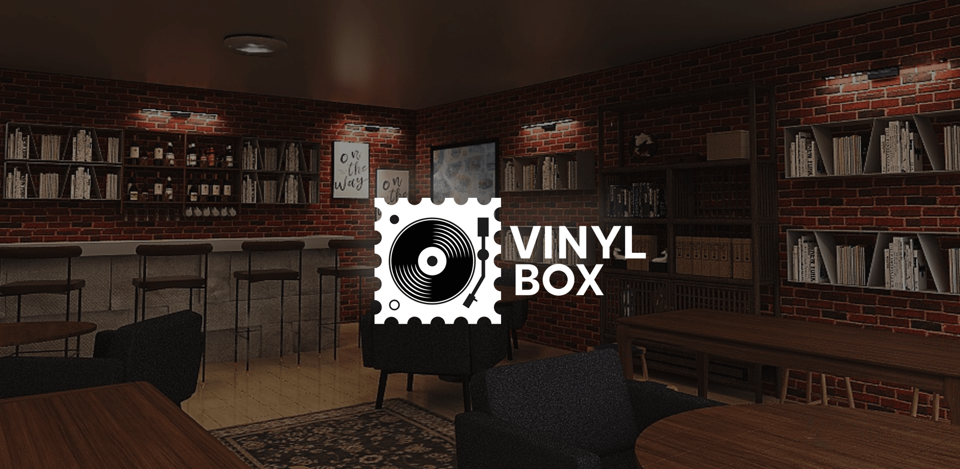 Музыкальный бар «Vinyl Box» — Изображение №1 — Брендинг на Dprofile