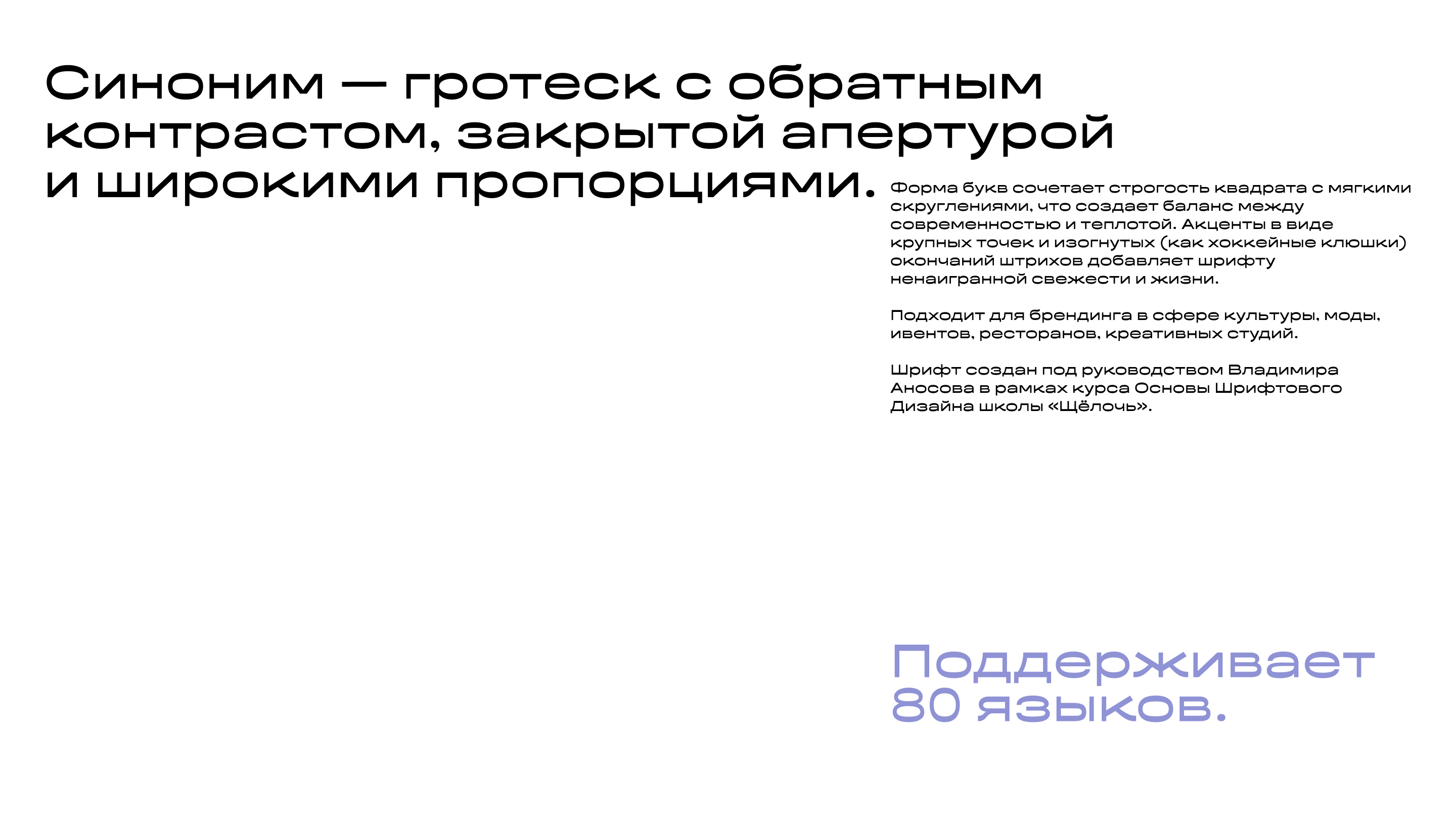 Шрифт СИНОНИМ — Изображение №1 — Графика на Dprofile