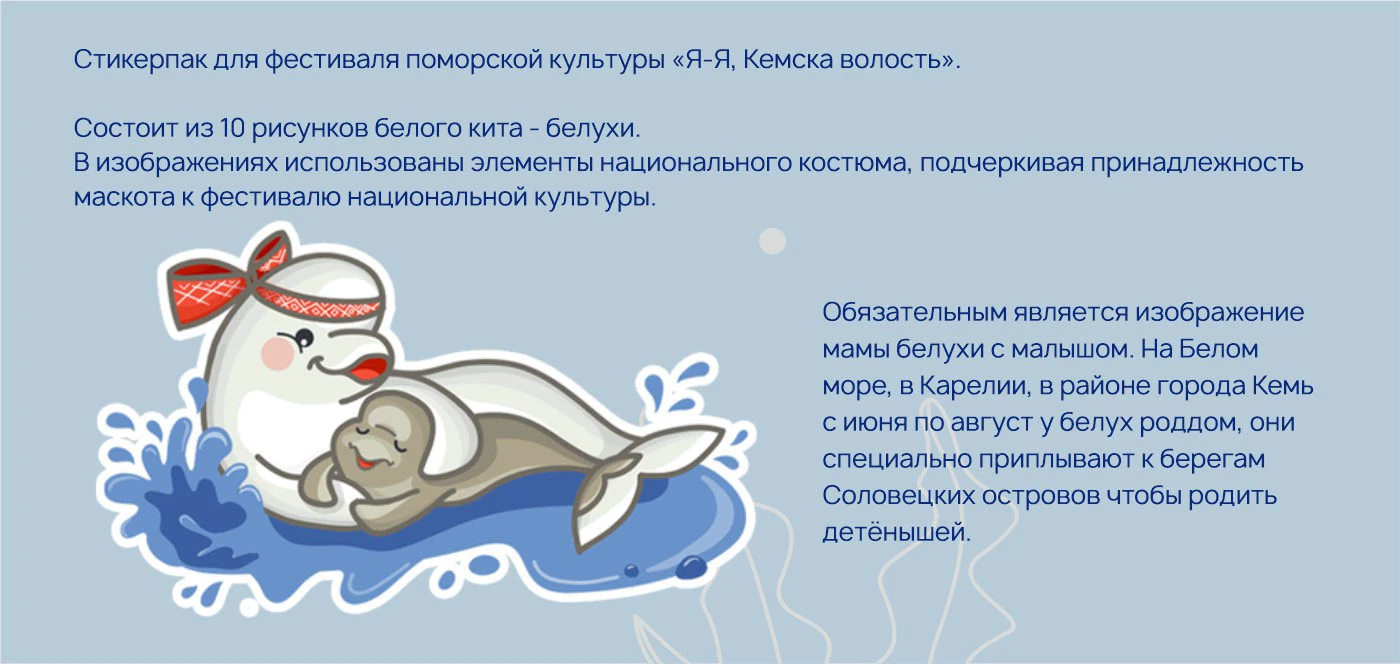 Маскот фестиваля поморской культуры — Изображение №3 — Брендинг, Иллюстрация на Dprofile