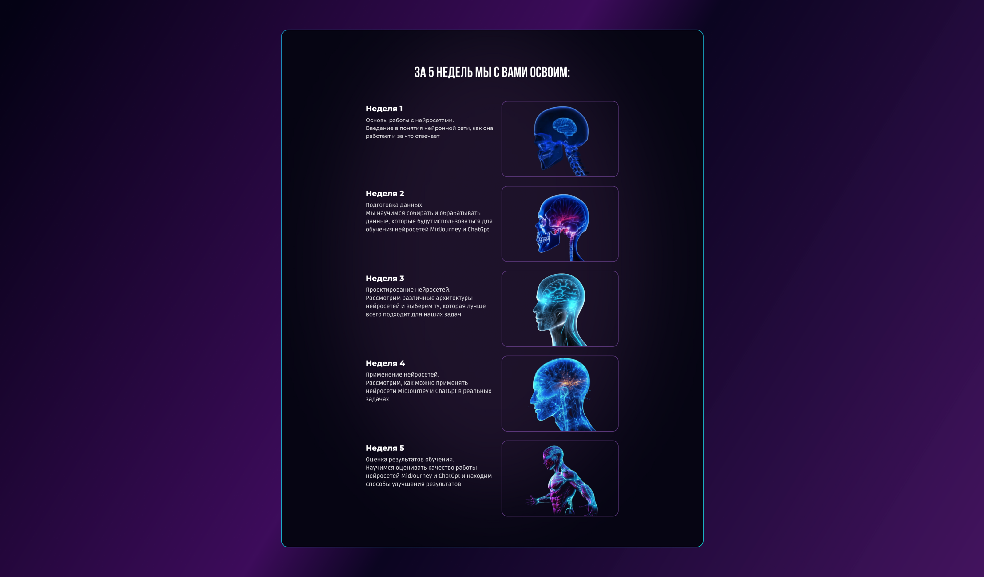 Neural Networking Online Course Landing — Изображение №5 — Интерфейсы на Dprofile