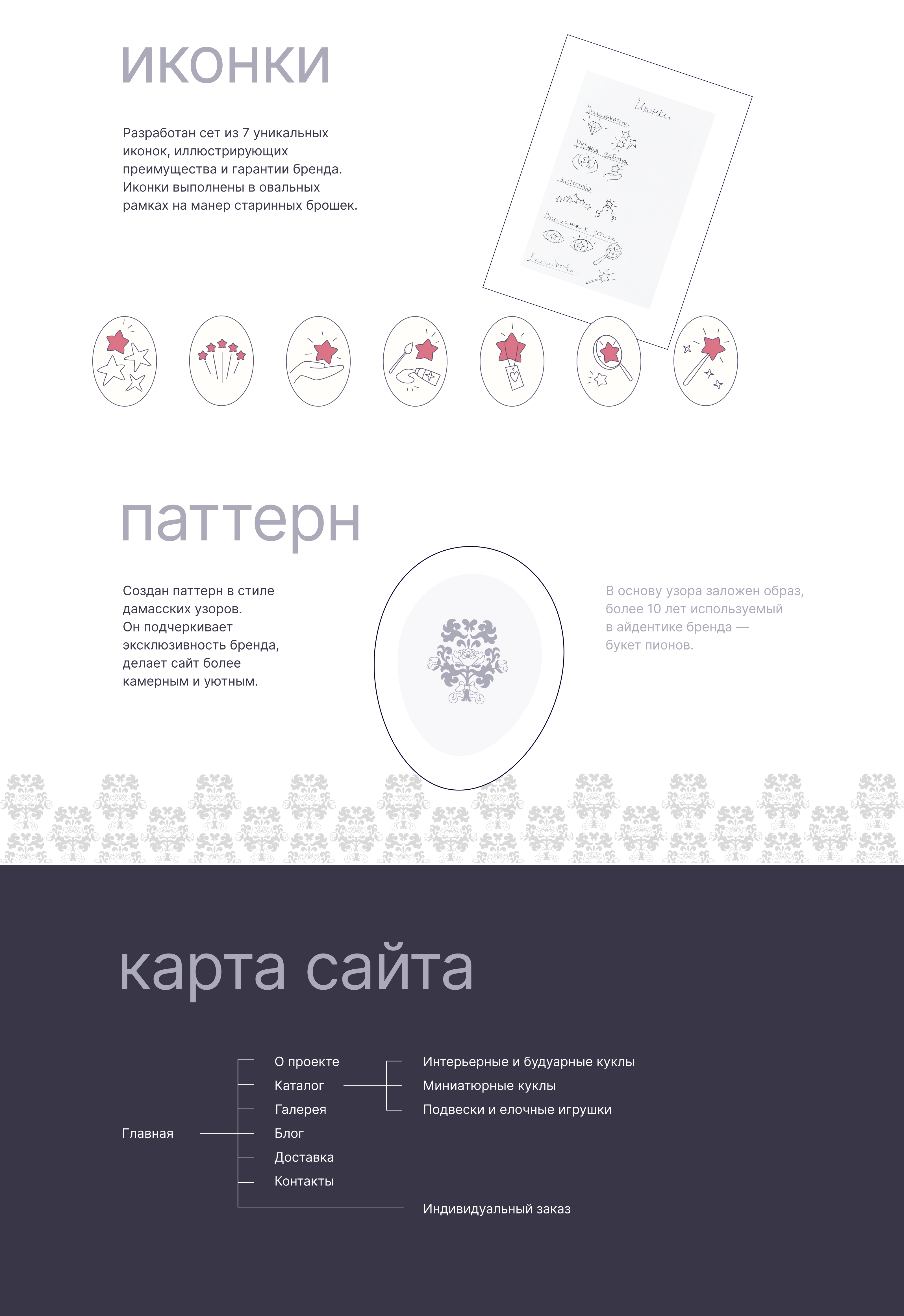 Дизайн сайта для магазина авторских кукол — Изображение №2 — Интерфейсы, Брендинг на Dprofile