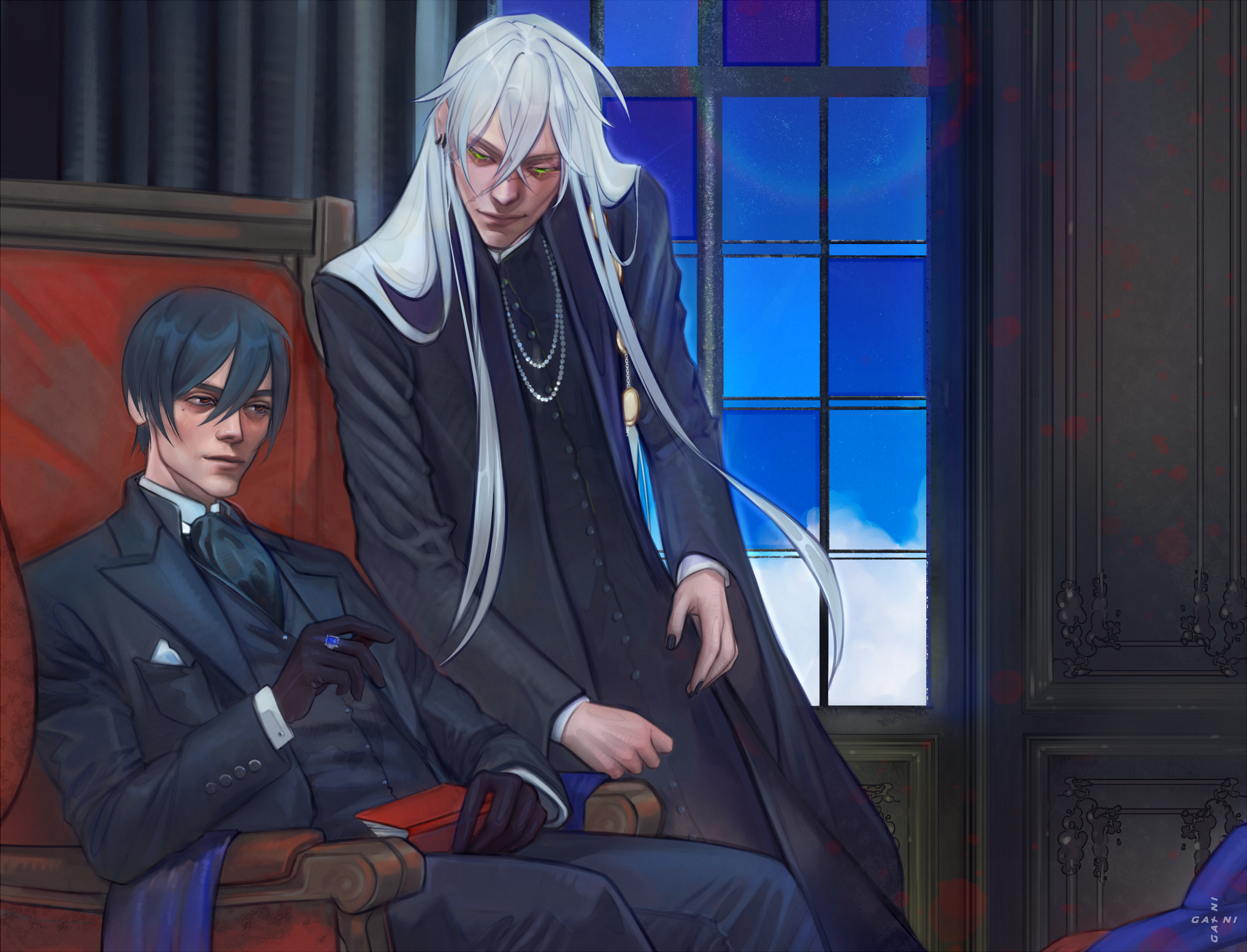 Иллюстрация (фан-арт) по "Black Butler" — Изображение №1 — Иллюстрация на Dprofile