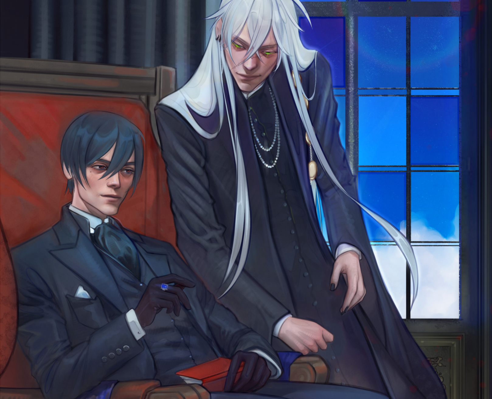 Иллюстрация (фан-арт) по "Black Butler" — Иллюстрация на Dprofile