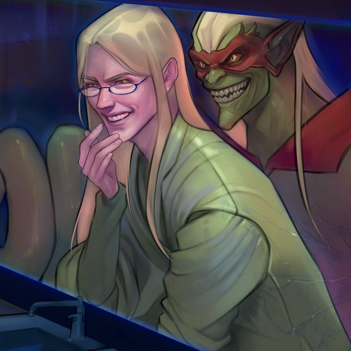 Третья иллюстрация для "W.I.T.C.H." артбука. — Изображение №2 — Иллюстрация на Dprofile