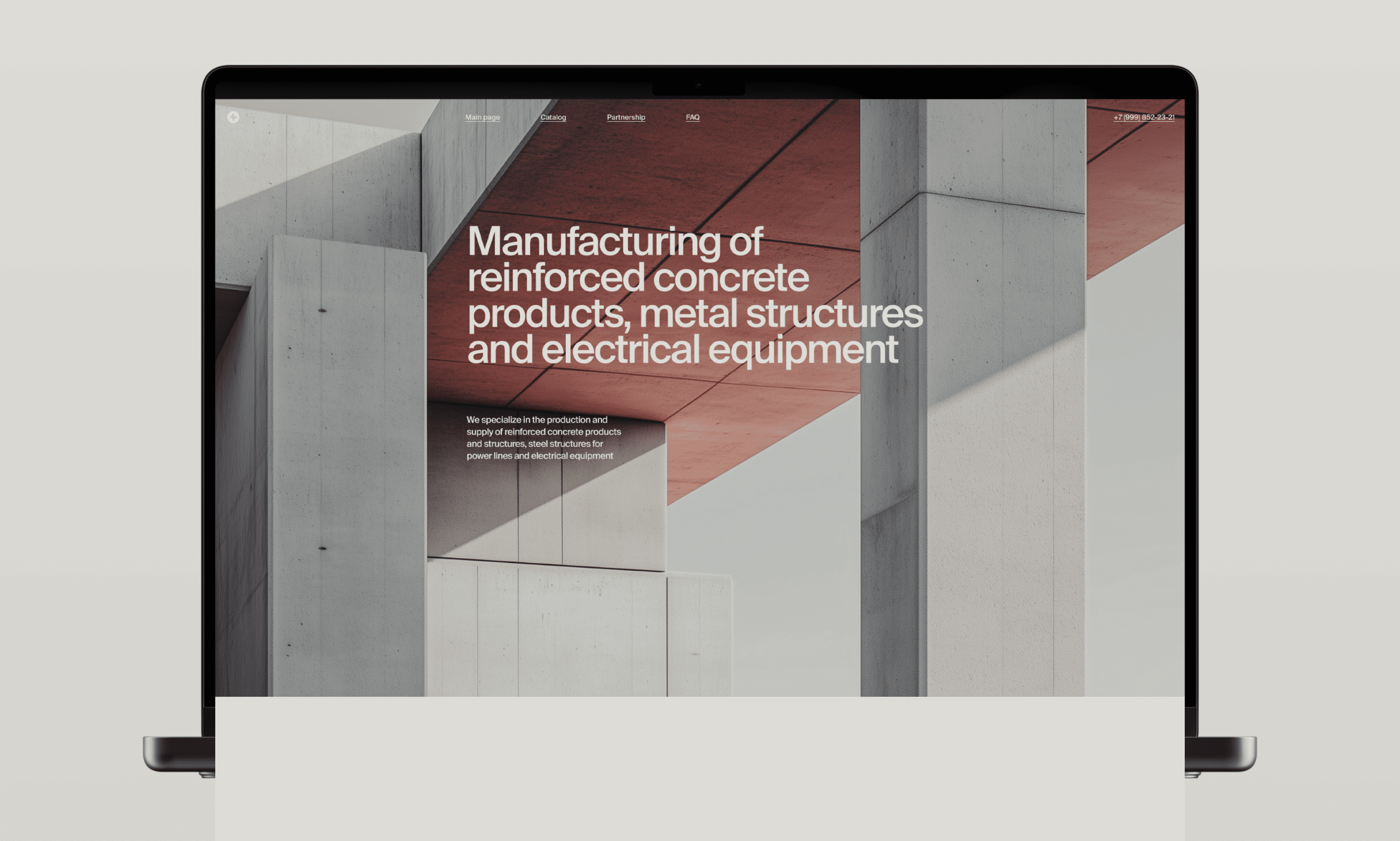 mecon – concrete and metal manufacturing and distribution — Изображение №12 — Интерфейсы, Брендинг на Dprofile
