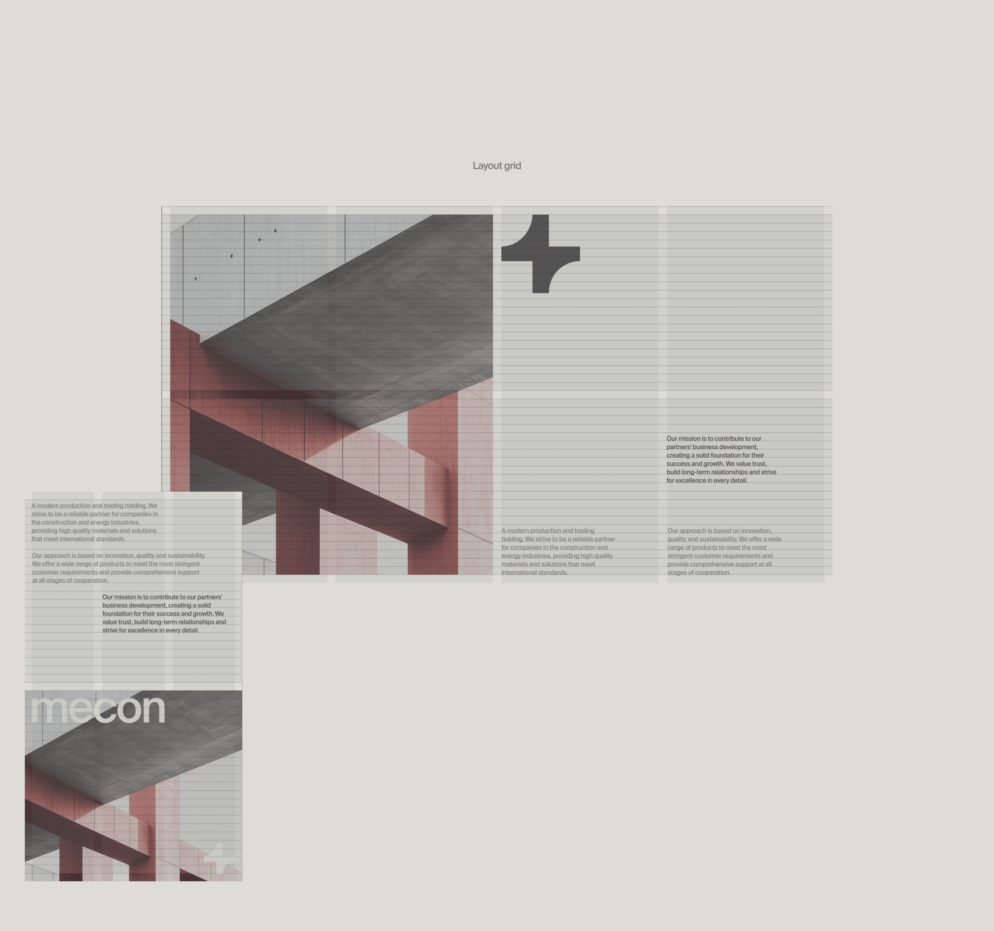 mecon – concrete and metal manufacturing and distribution — Изображение №18 — Интерфейсы, Брендинг на Dprofile