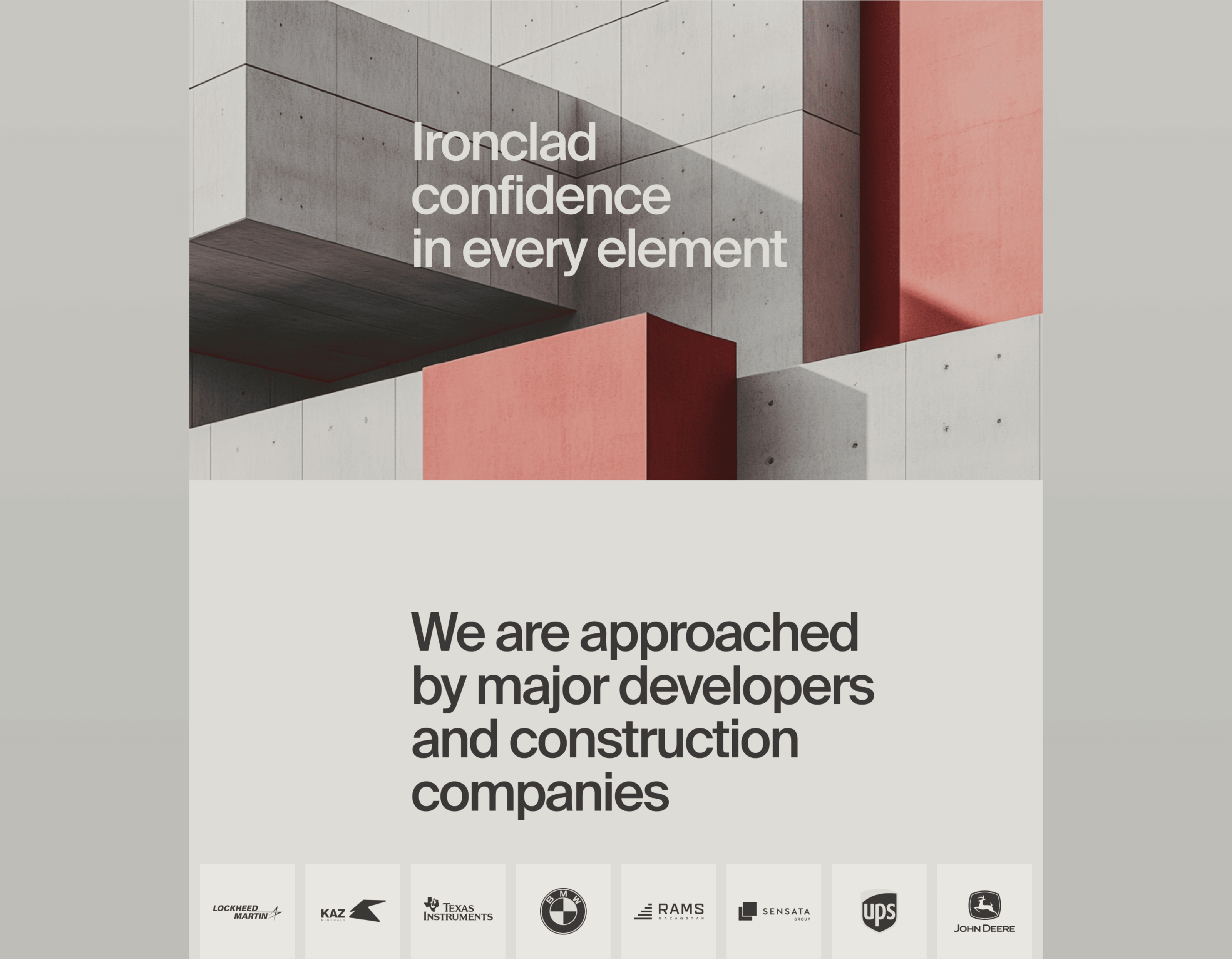 mecon – concrete and metal manufacturing and distribution — Изображение №14 — Интерфейсы, Брендинг на Dprofile