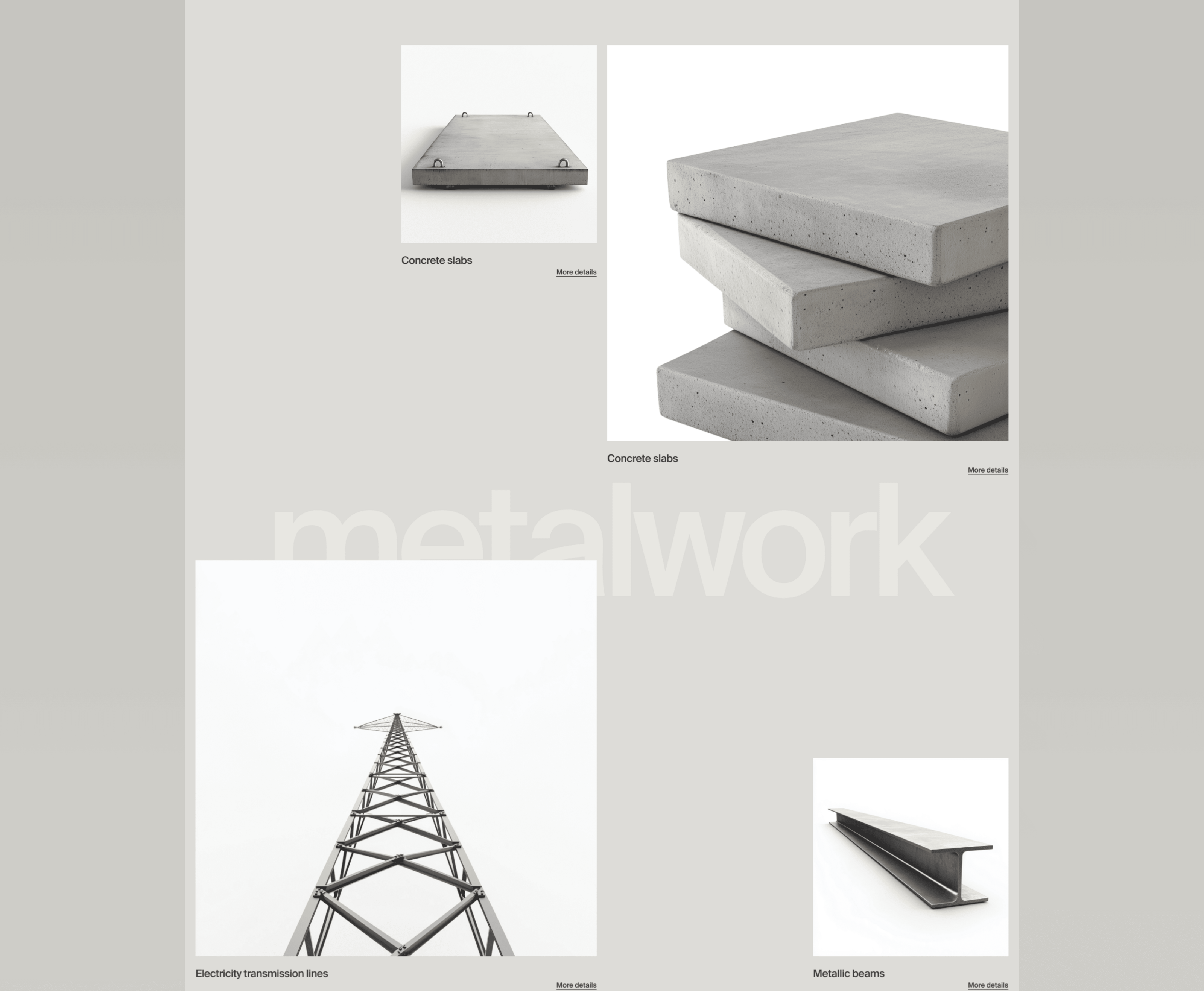 mecon – concrete and metal manufacturing and distribution — Изображение №16 — Интерфейсы, Брендинг на Dprofile