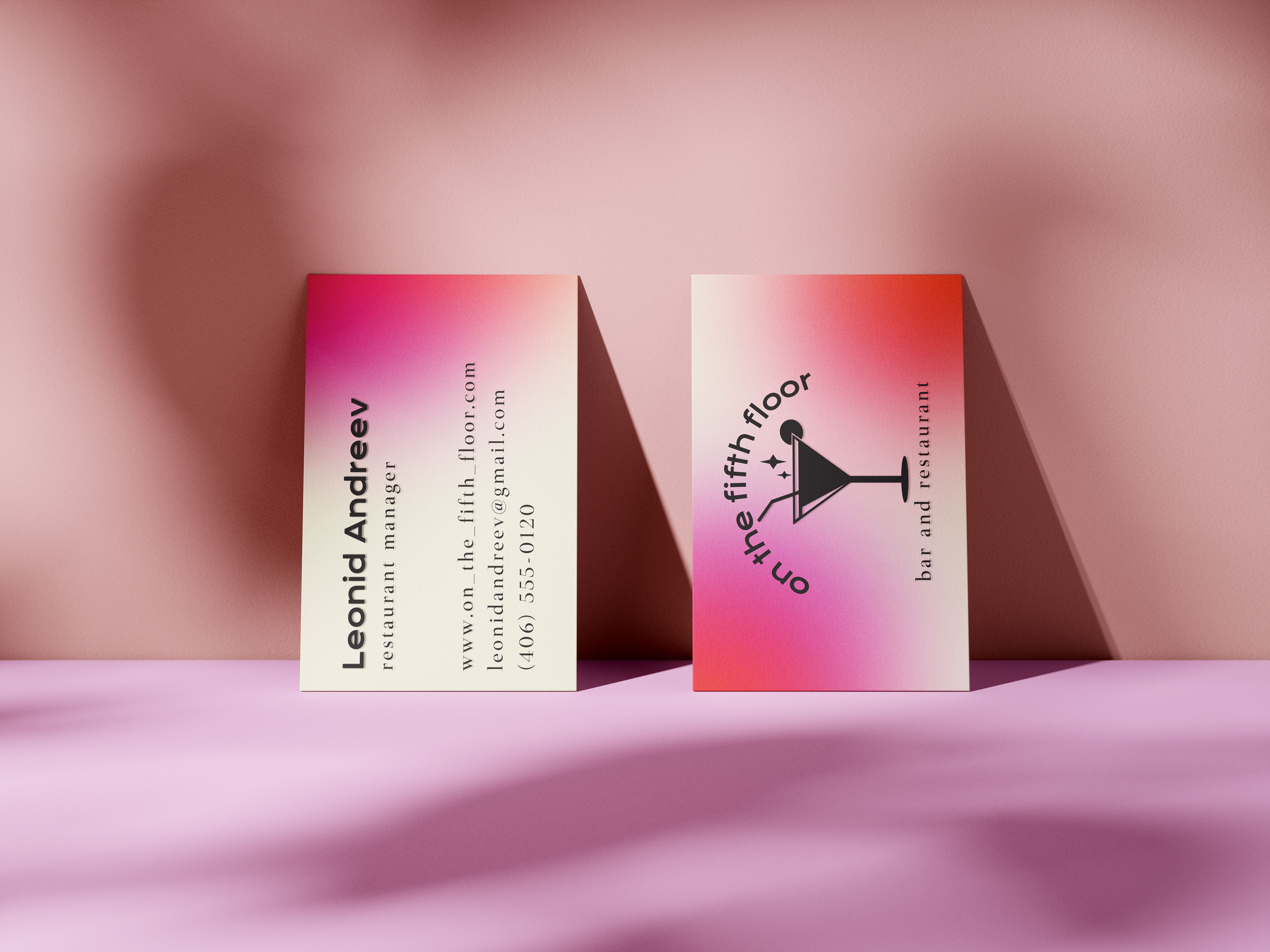 Концепт визитки для менеджера ресторана | Business card — Изображение №7 — Брендинг на Dprofile