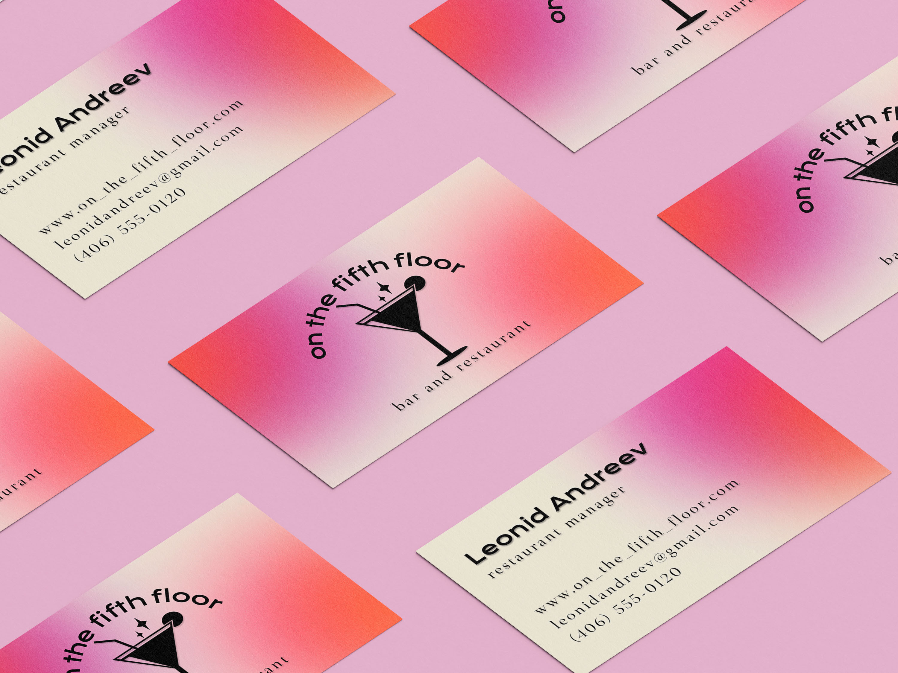 Концепт визитки для менеджера ресторана | Business card — Изображение №6 — Брендинг на Dprofile