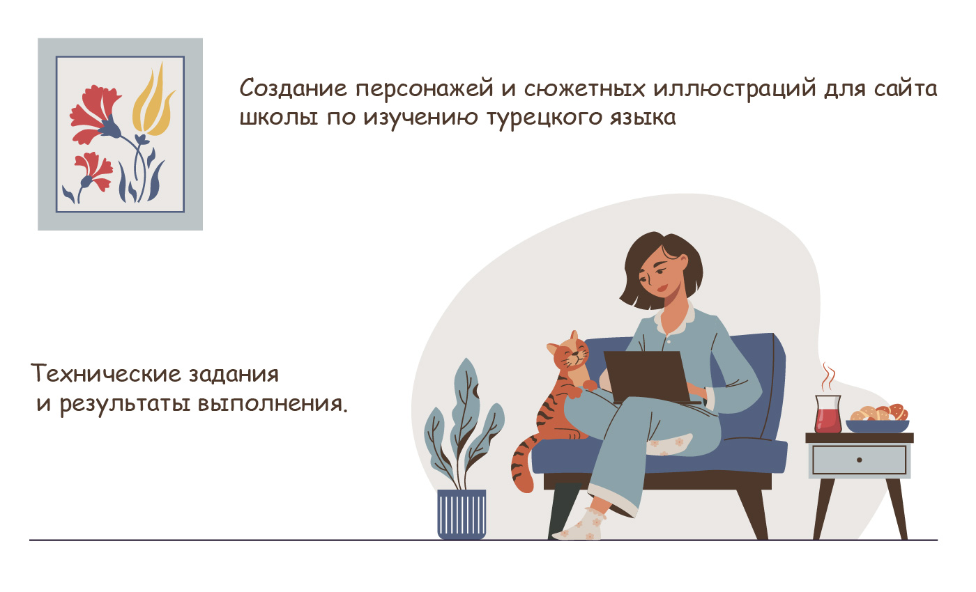 Иллюстрации для сайта онлайн-школы — Изображение №1 — Иллюстрация на Dprofile