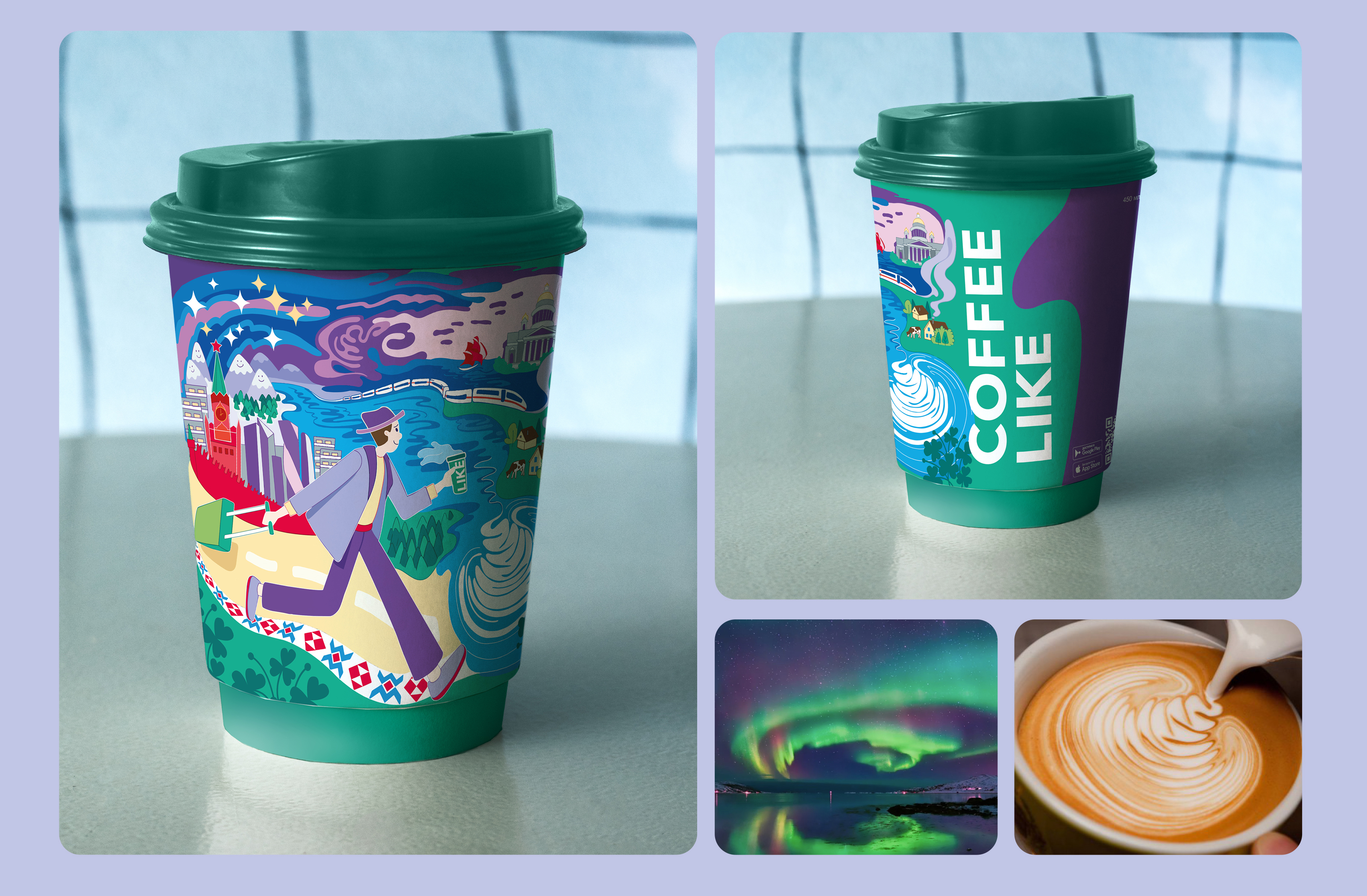 COFFEE LIKE/Путешествия по России — Изображение №5 — Иллюстрация, Графика на Dprofile