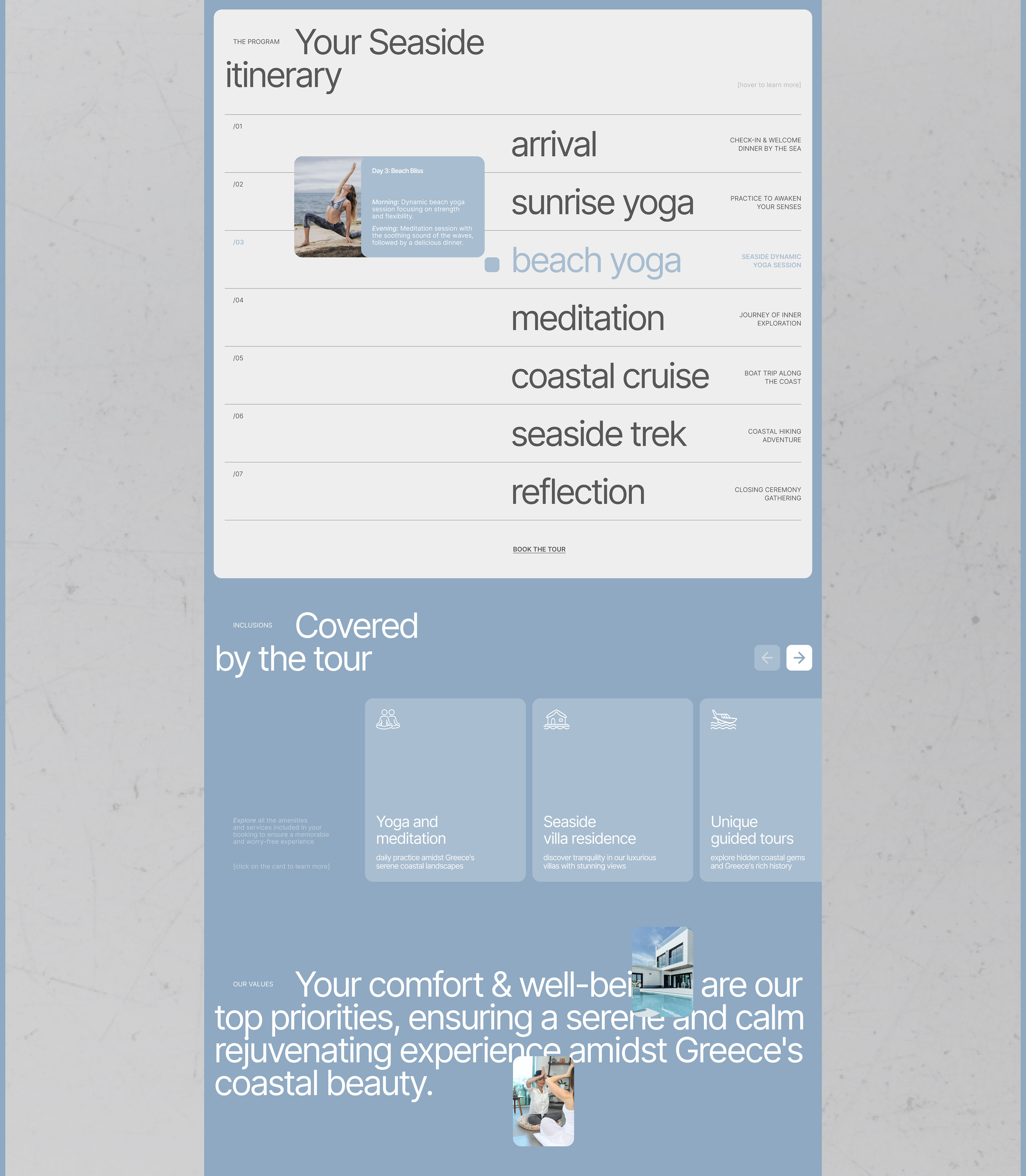 Landing Page | Yoga Retreat — Изображение №3 — Интерфейсы, Брендинг на Dprofile