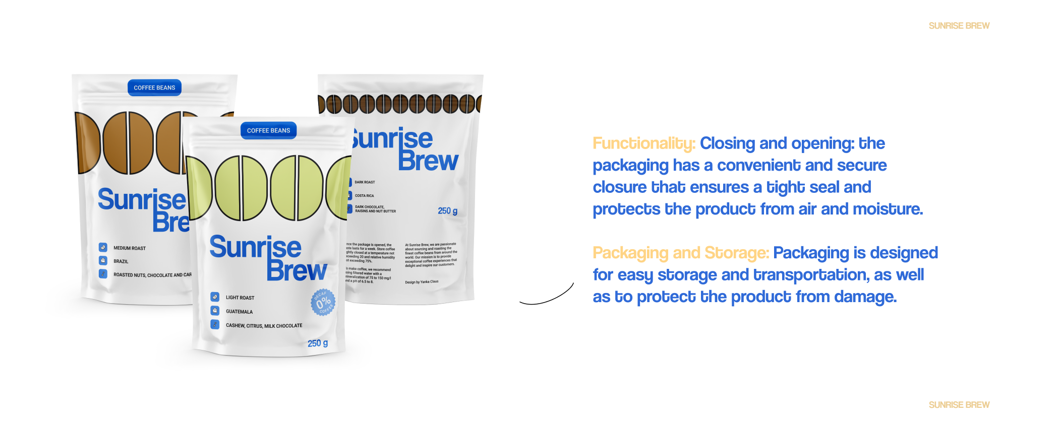 Sunrise Brew | Дизайн проект кофейни — Изображение №5 — Брендинг, Графика на Dprofile