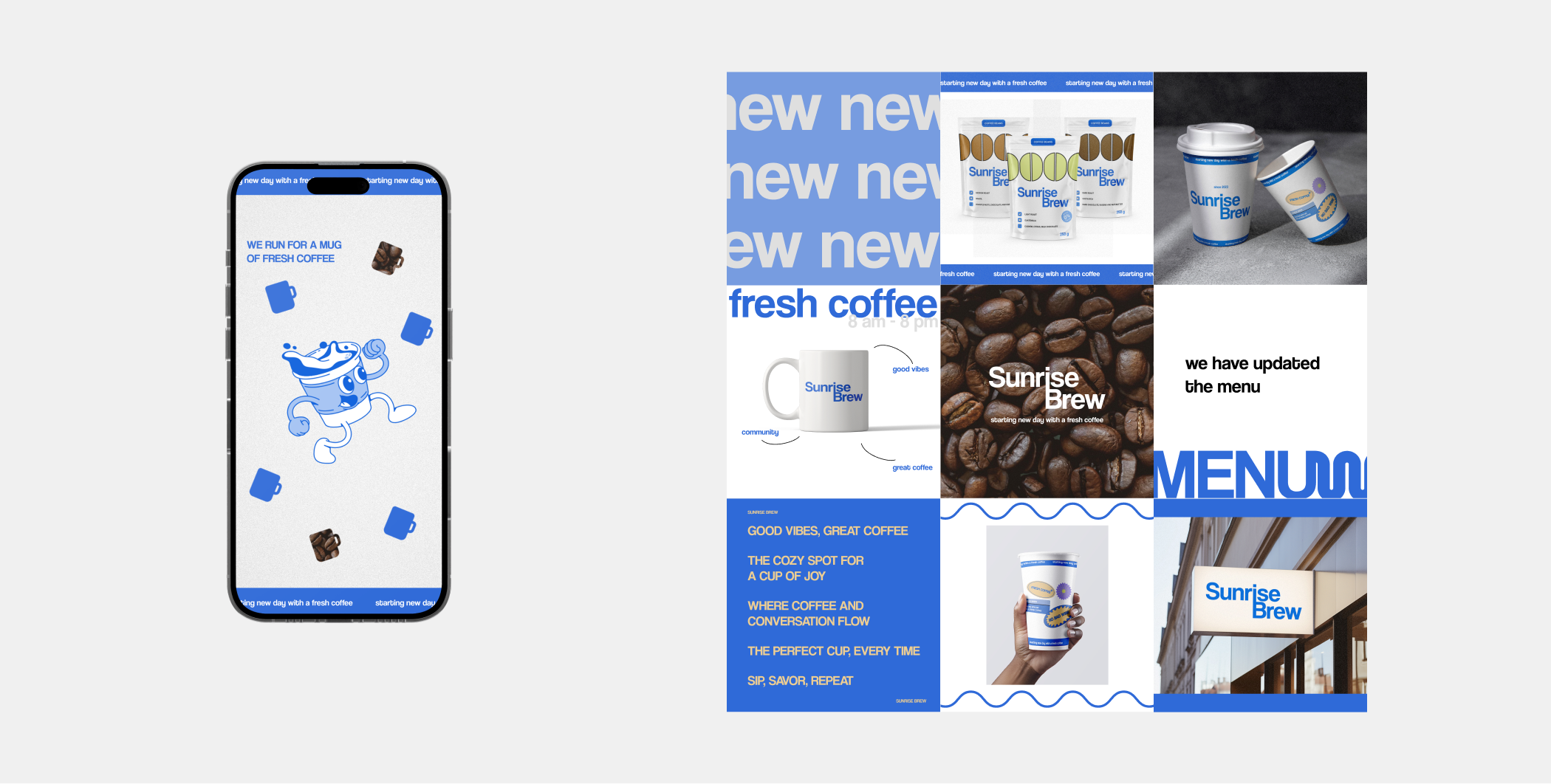 Sunrise Brew | Дизайн проект кофейни — Изображение №11 — Брендинг, Графика на Dprofile