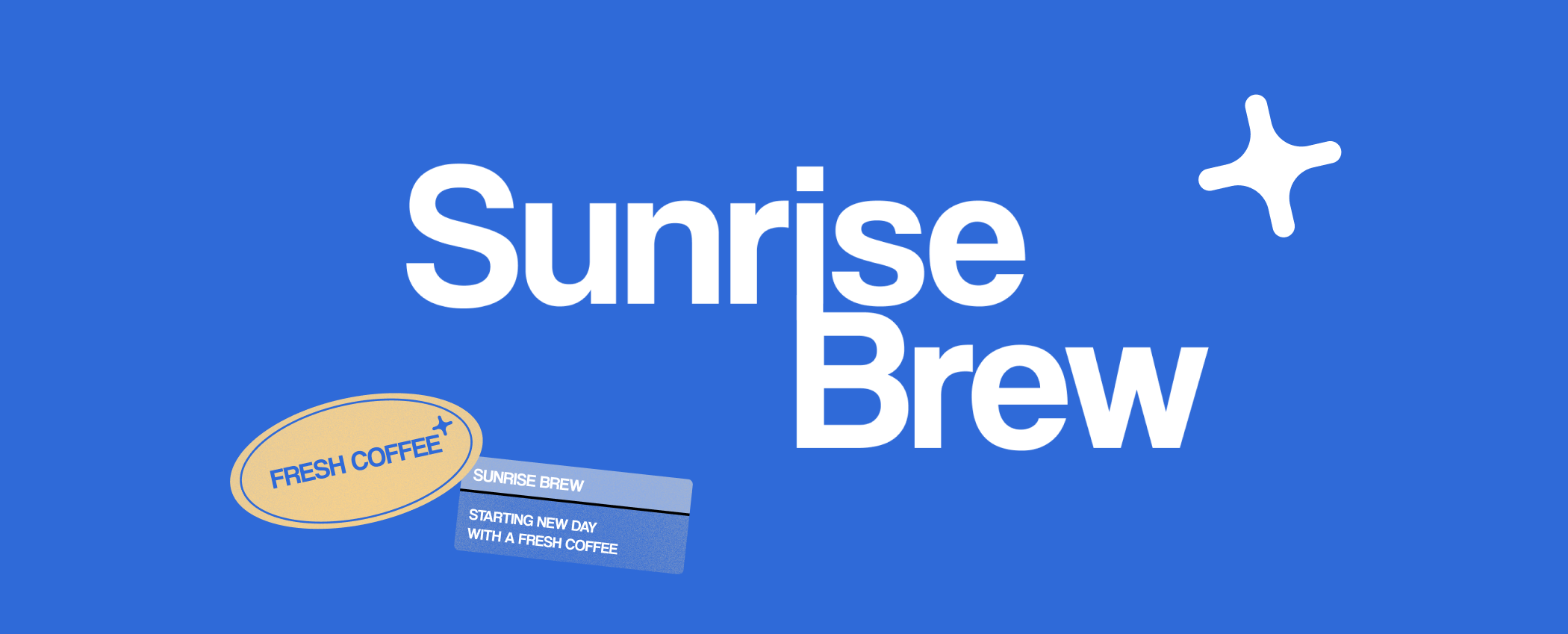 Sunrise Brew | Дизайн проект кофейни — Изображение №1 — Брендинг, Графика на Dprofile