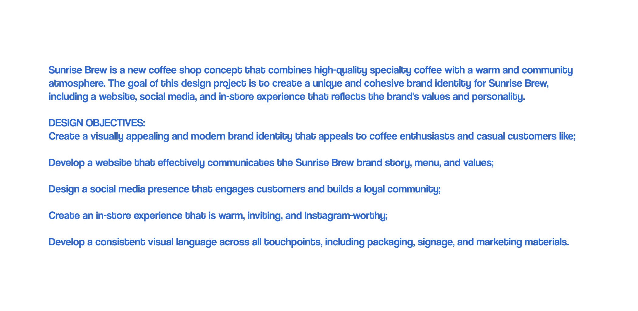 Sunrise Brew | Дизайн проект кофейни — Изображение №2 — Брендинг, Графика на Dprofile