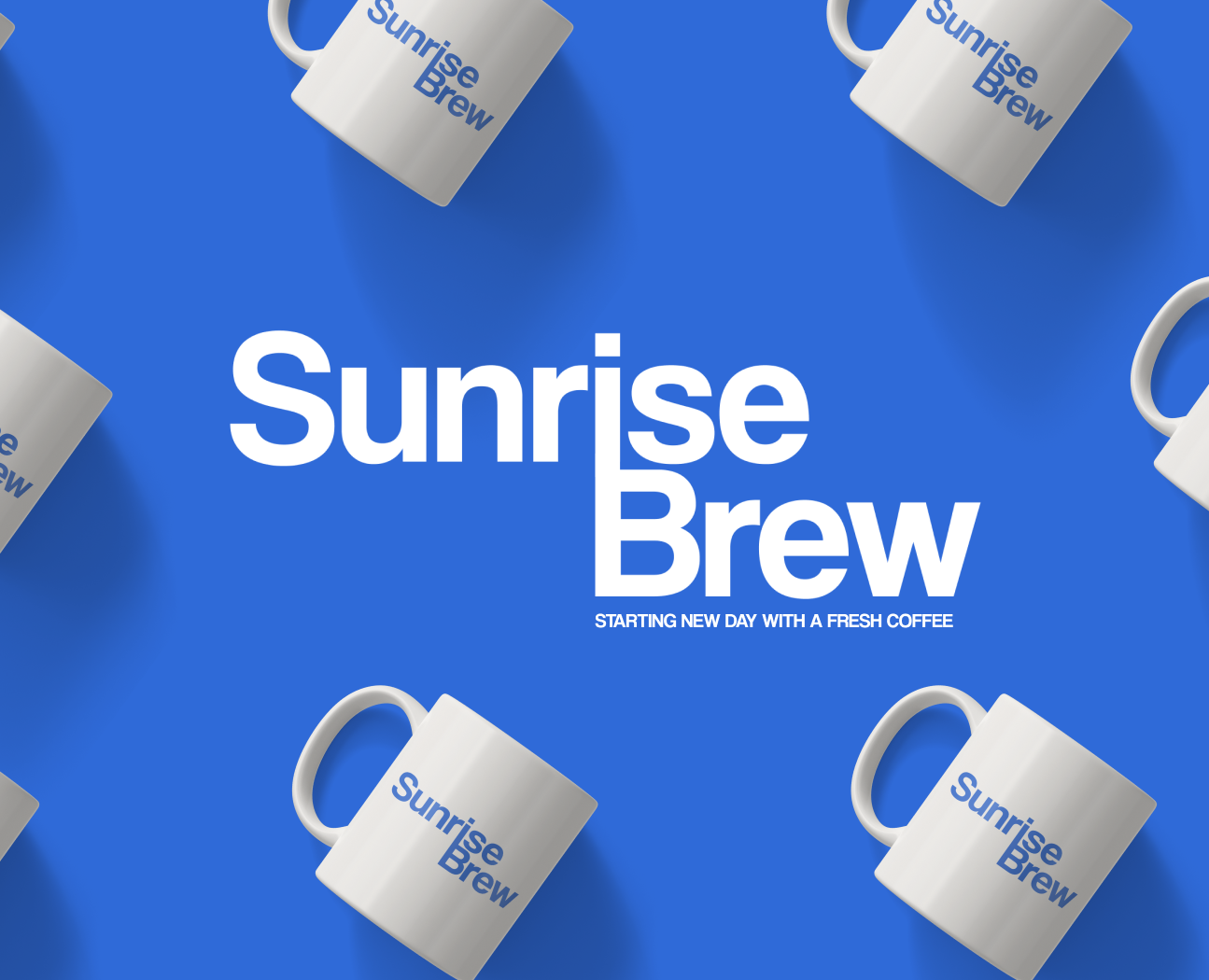 Sunrise Brew | Дизайн проект кофейни — Брендинг, Графика на Dprofile
