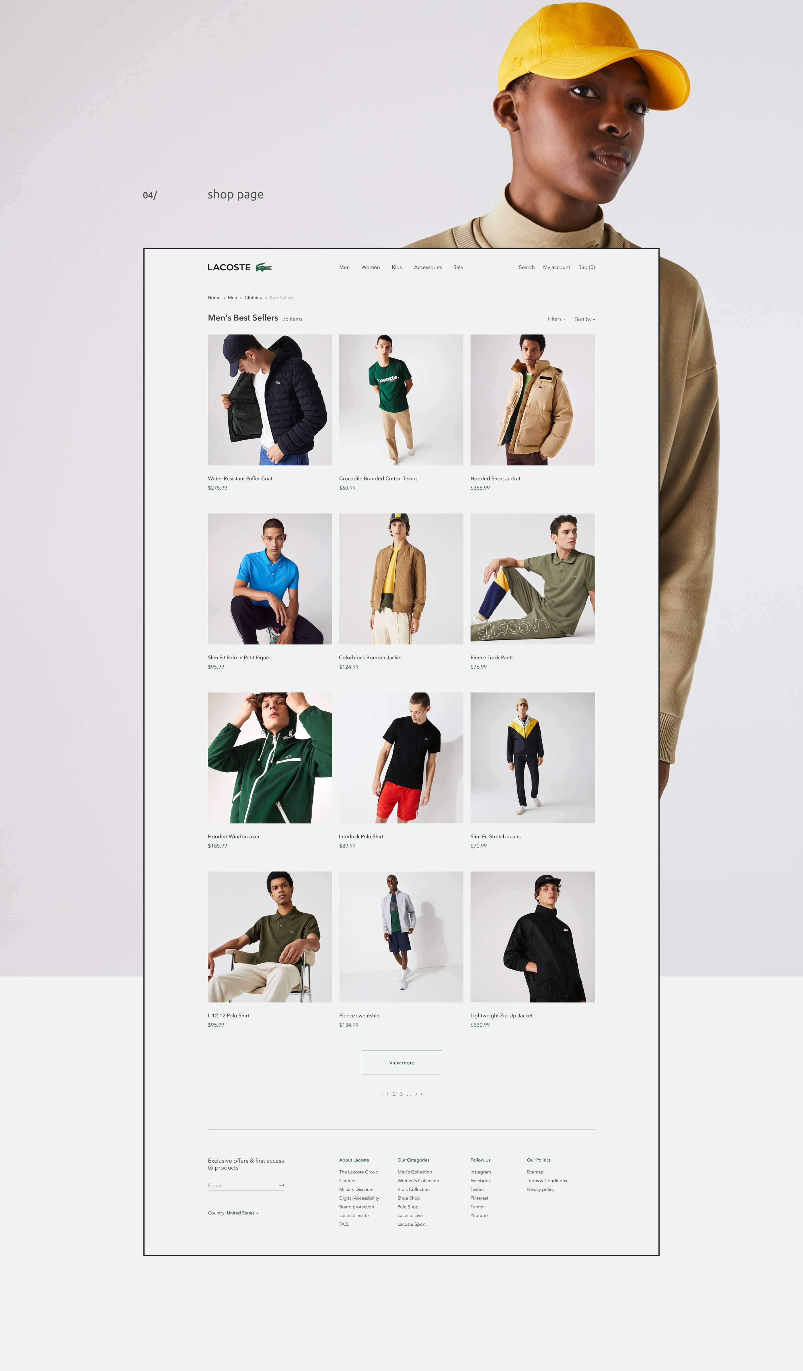 Lacoste — Website 2021 — Изображение №5 — Интерфейсы на Dprofile
