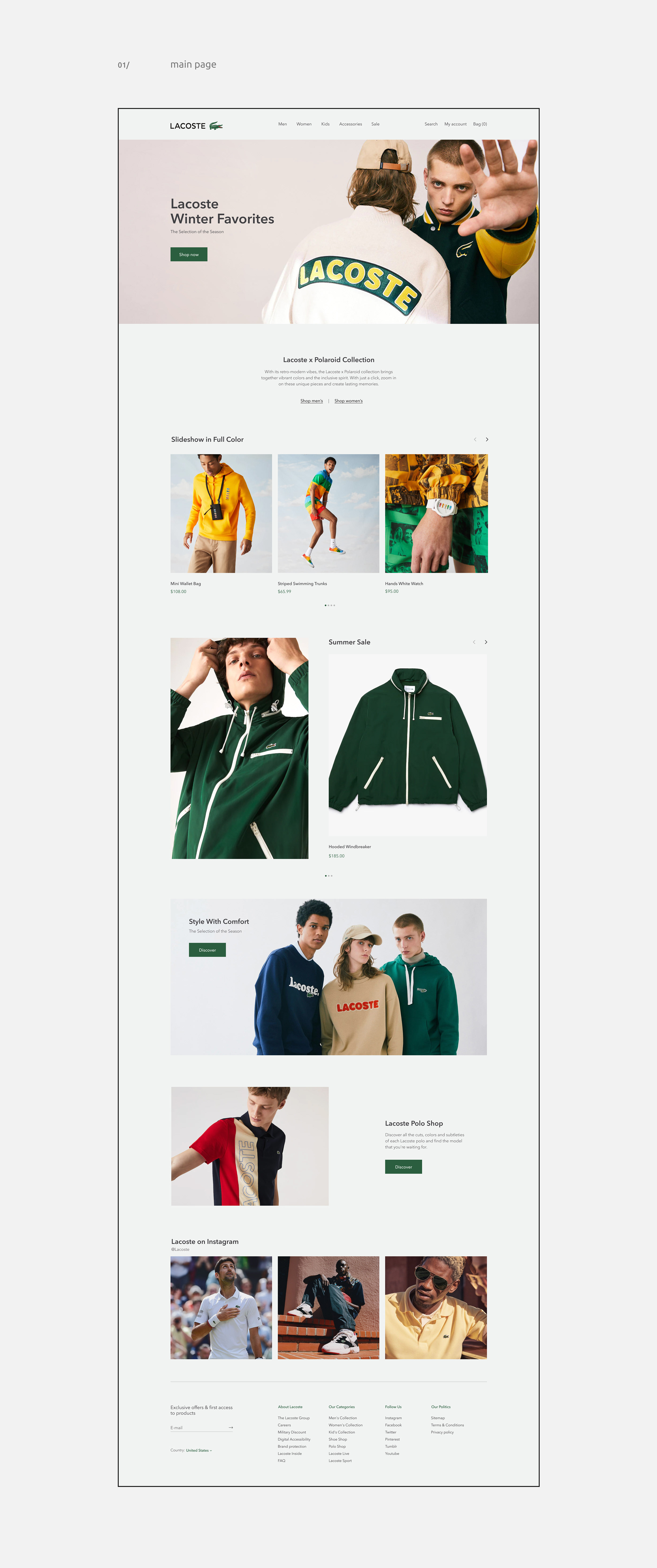 Lacoste — Website 2021 — Изображение №3 — Интерфейсы на Dprofile