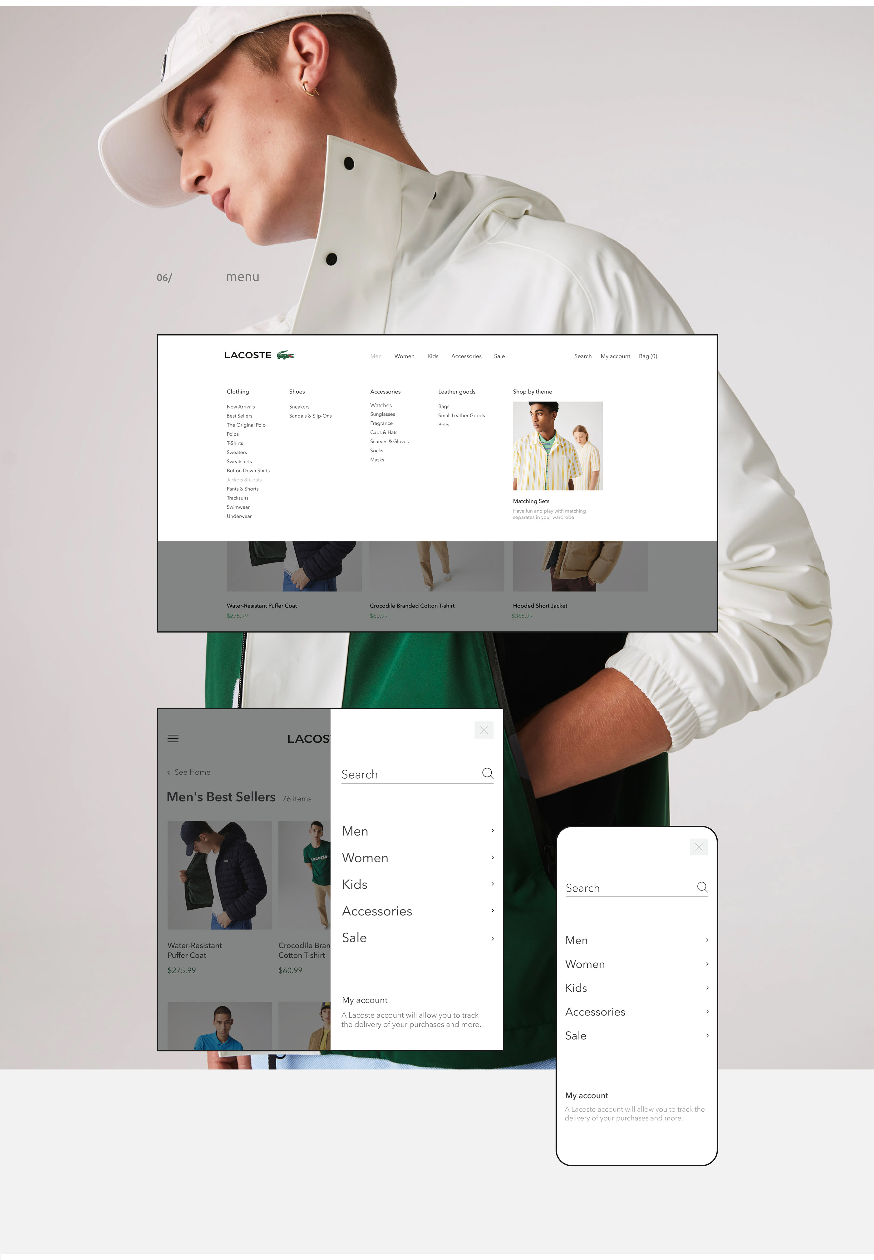 Lacoste — Website 2021 — Изображение №8 — Интерфейсы на Dprofile