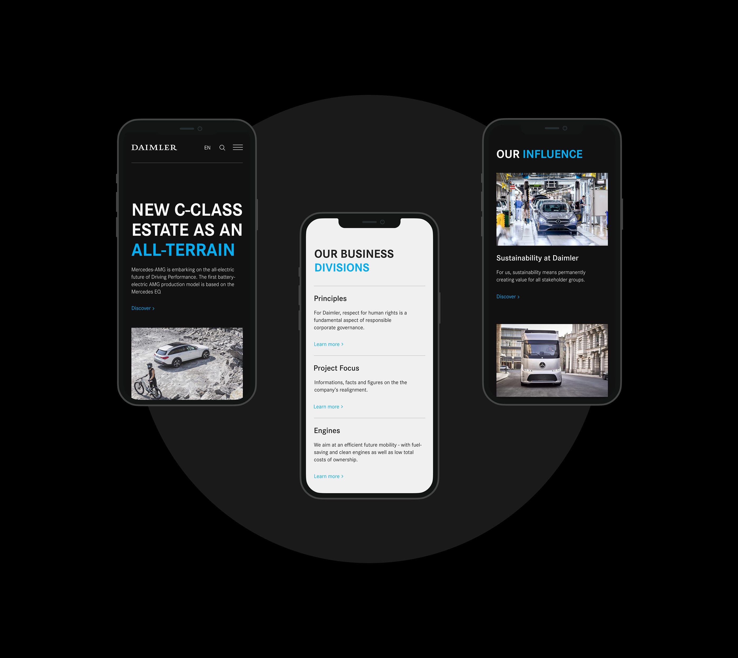 Daimler — Corporate website — Изображение №4 — Интерфейсы на Dprofile