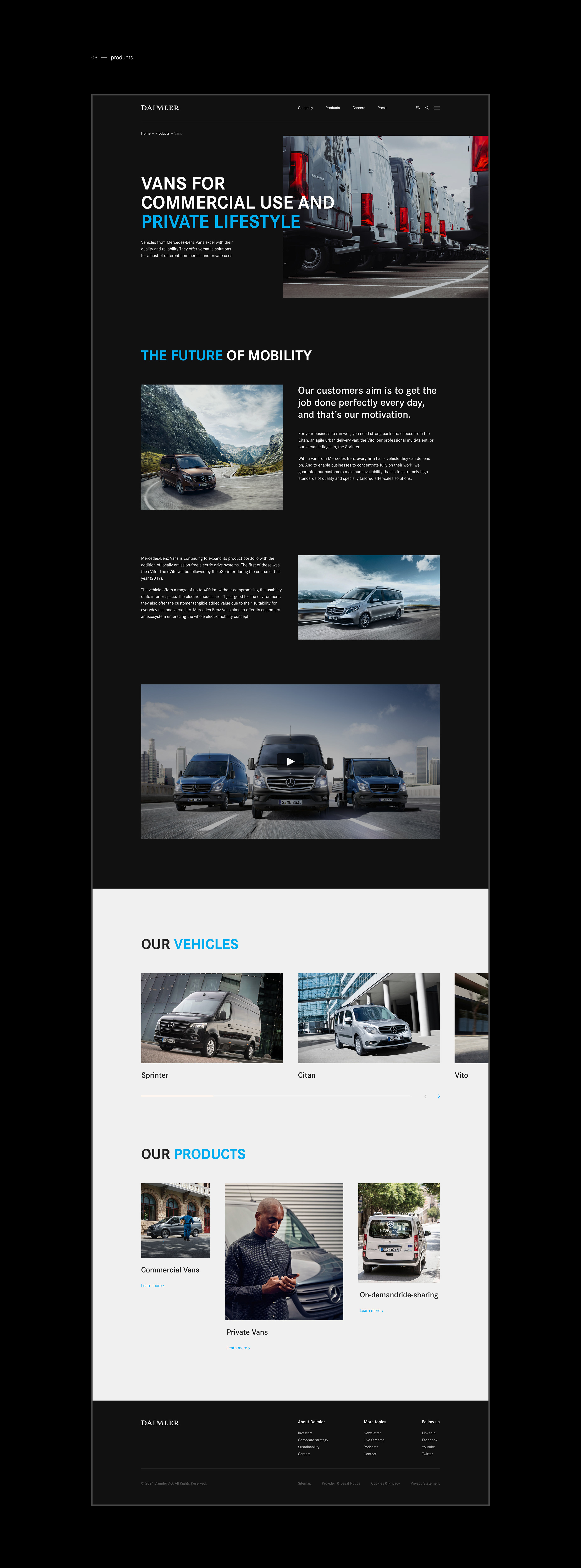 Daimler — Corporate website — Изображение №12 — Интерфейсы на Dprofile