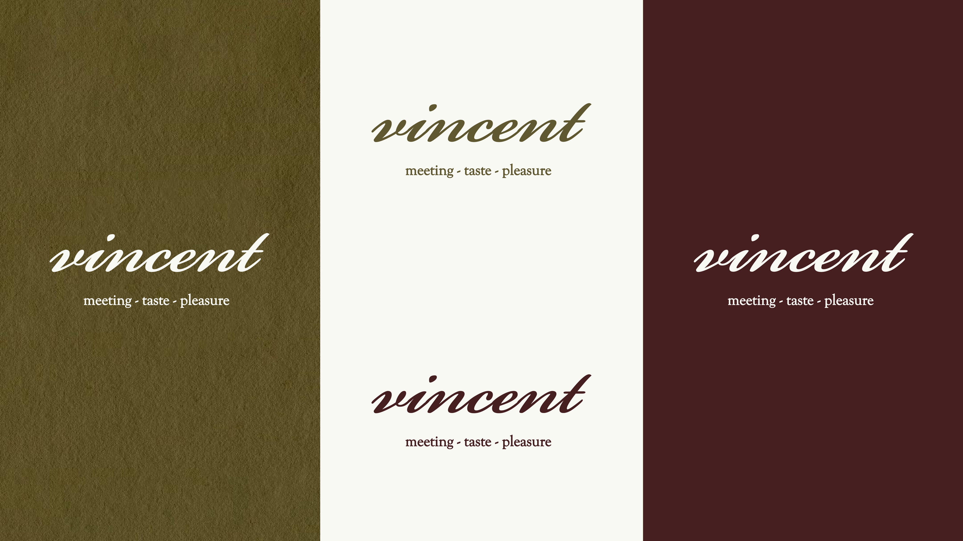 Brand identity for a restaurant «Vincent», european — Изображение №3 — Брендинг, Графика на Dprofile