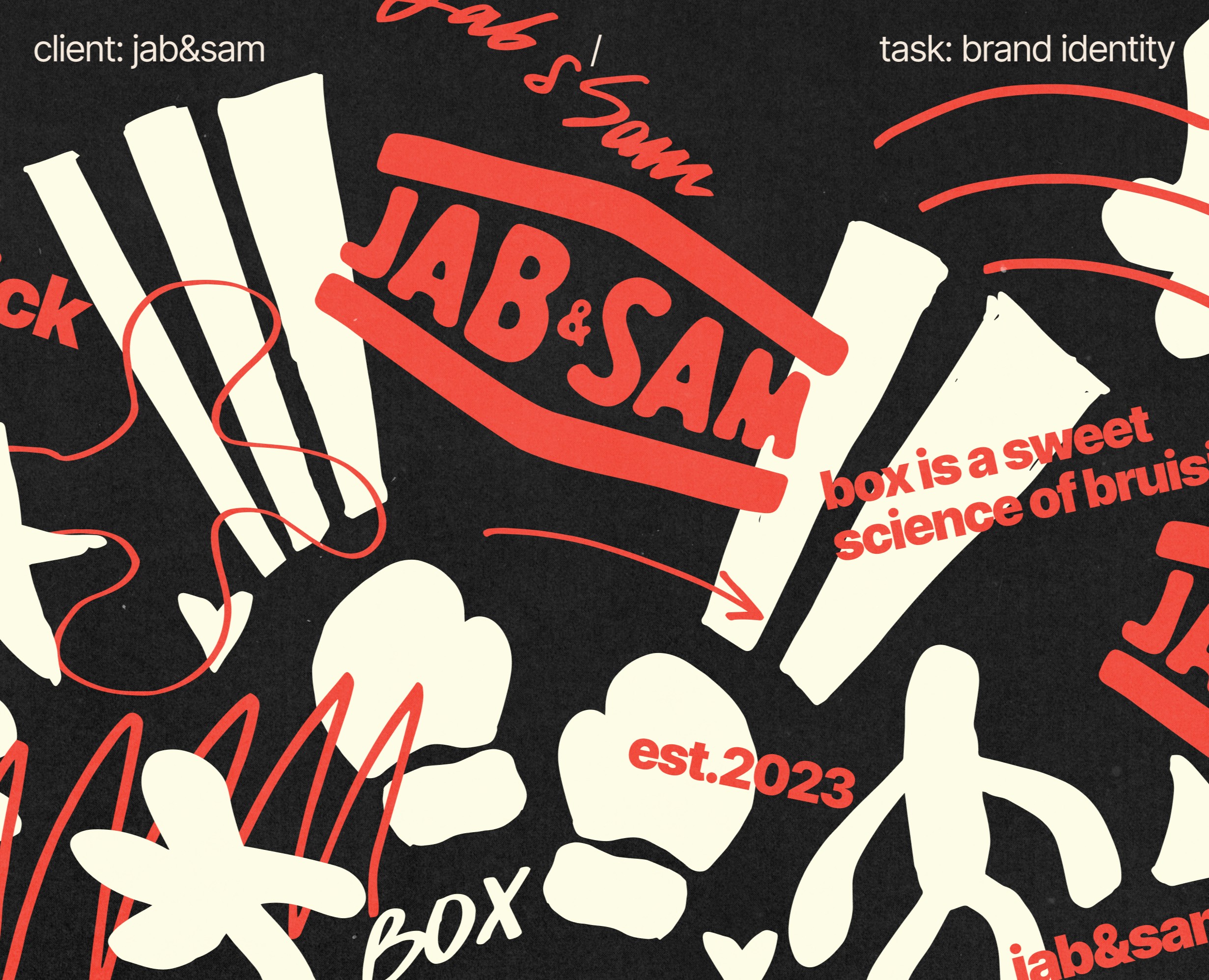 Фирменный стиль для бренда Jab&Sam на Dprofile