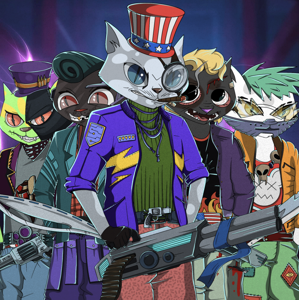 Cyber cats alliance — Изображение №2 — Иллюстрация на Dprofile