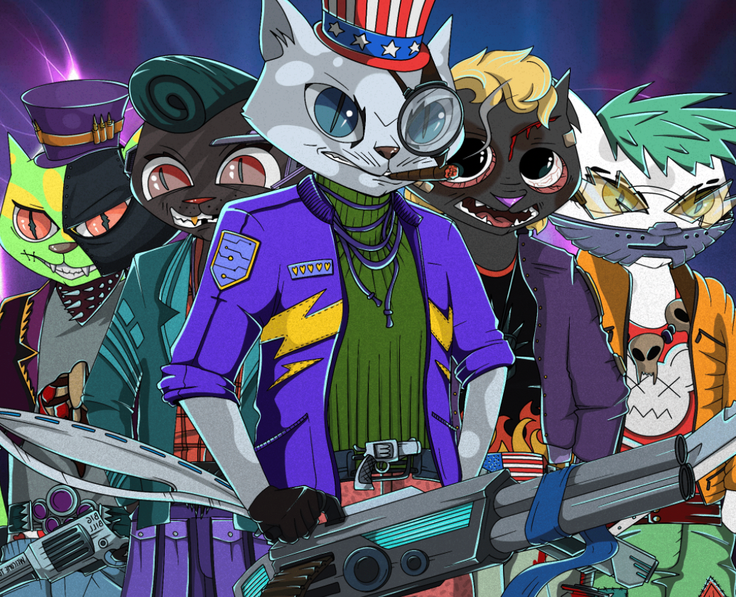 Cyber cats alliance — Иллюстрация на Dprofile