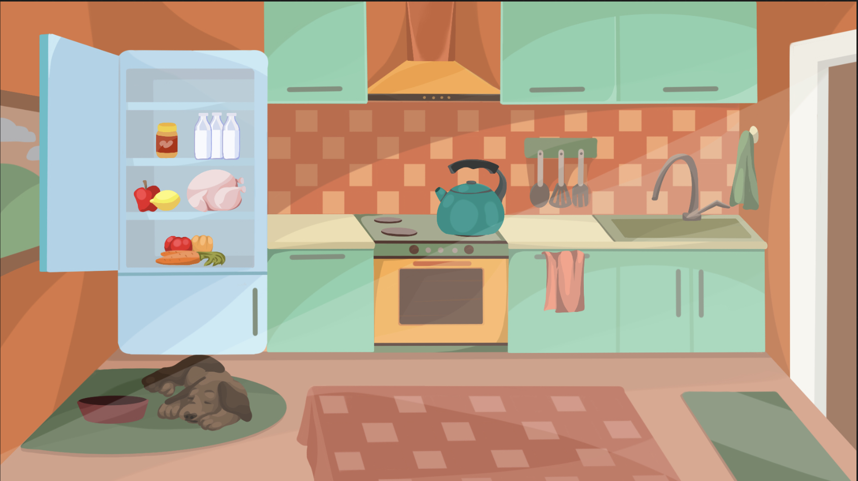Фоны для развивающей игры — Изображение №1 — Иллюстрация на Dprofile