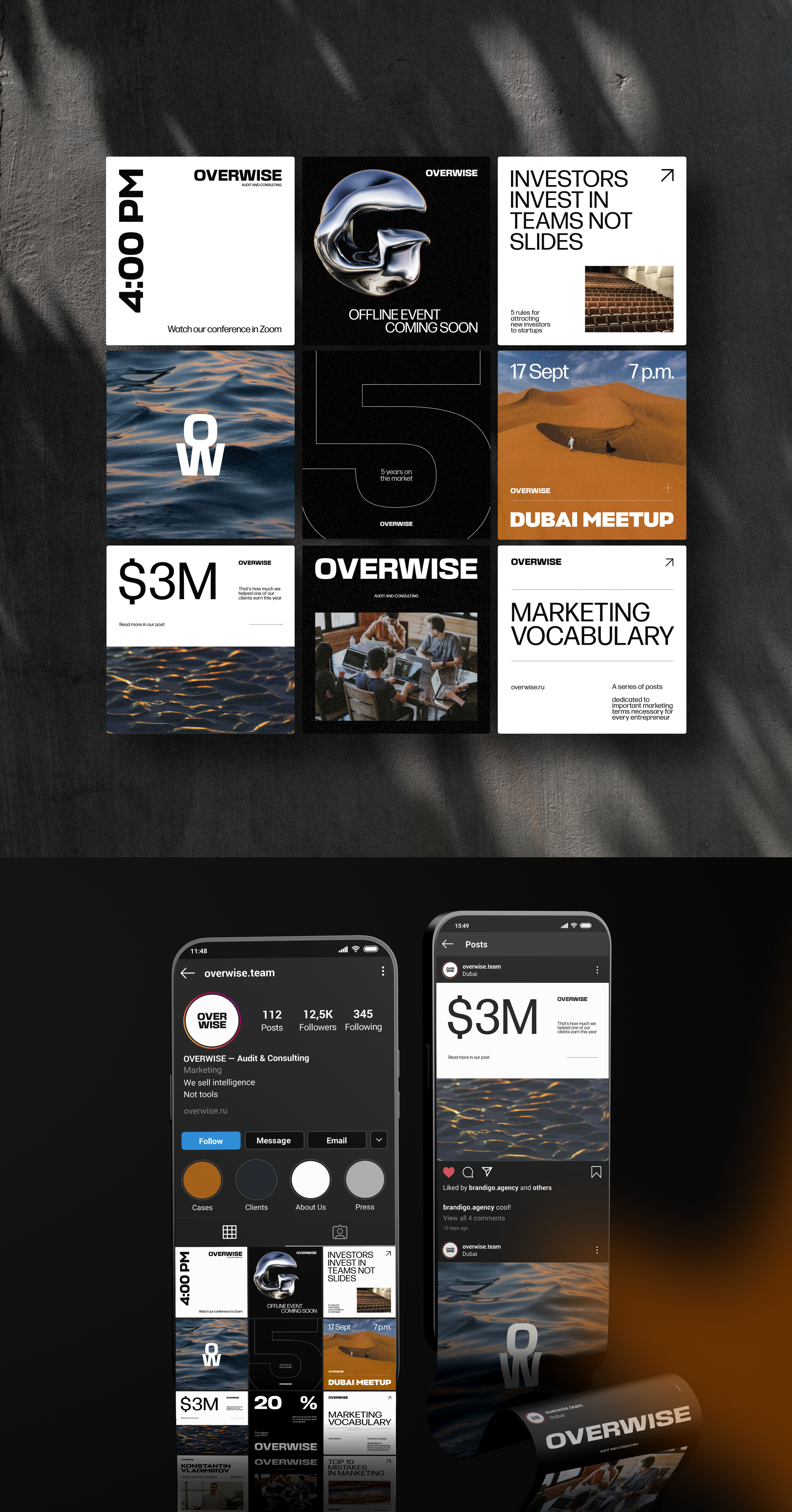 OVERWISE — identity & naming — Изображение №4 — Брендинг на Dprofile