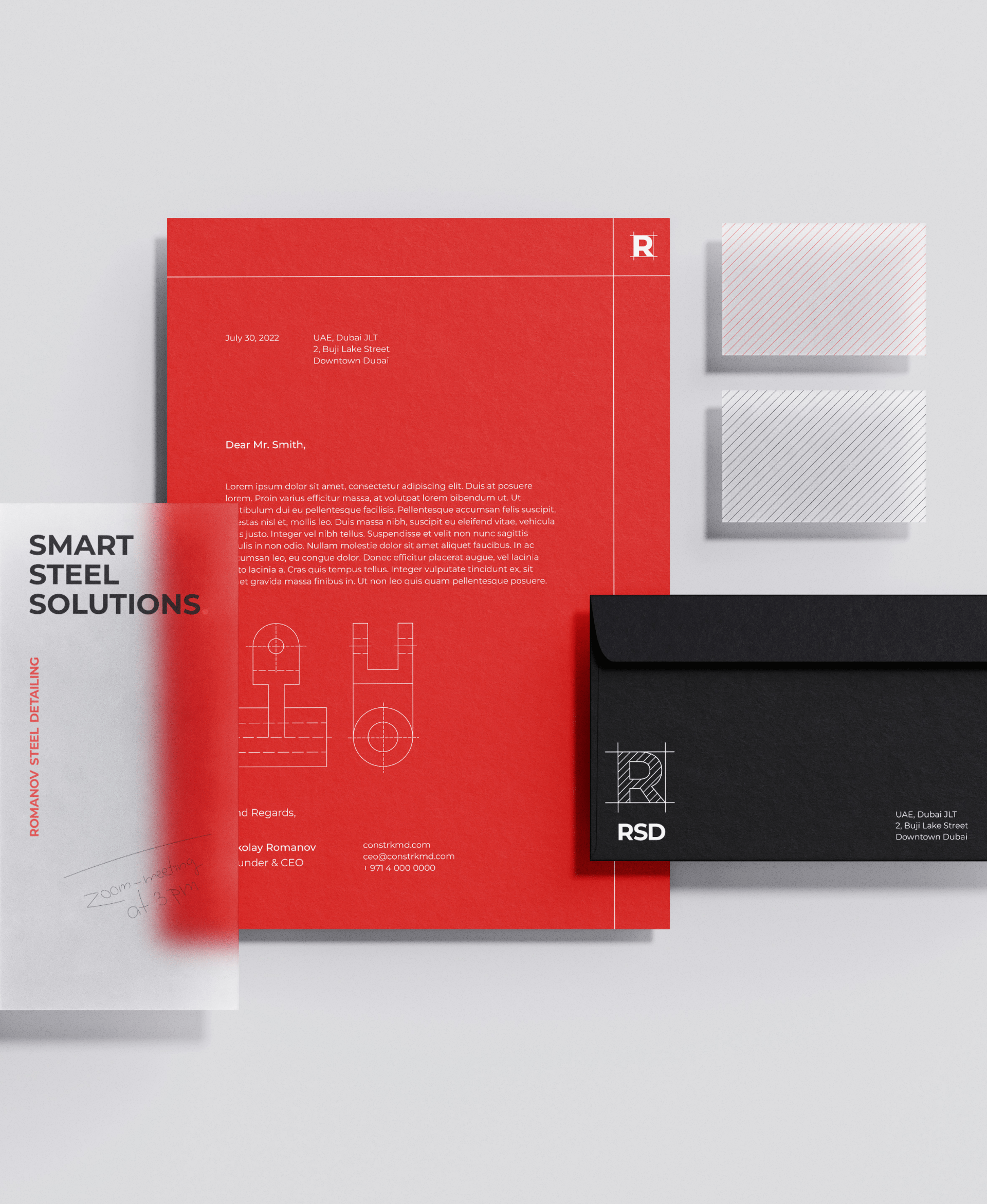 ROMANOV STEEL DETAILING — branding — Изображение №4 — Брендинг на Dprofile