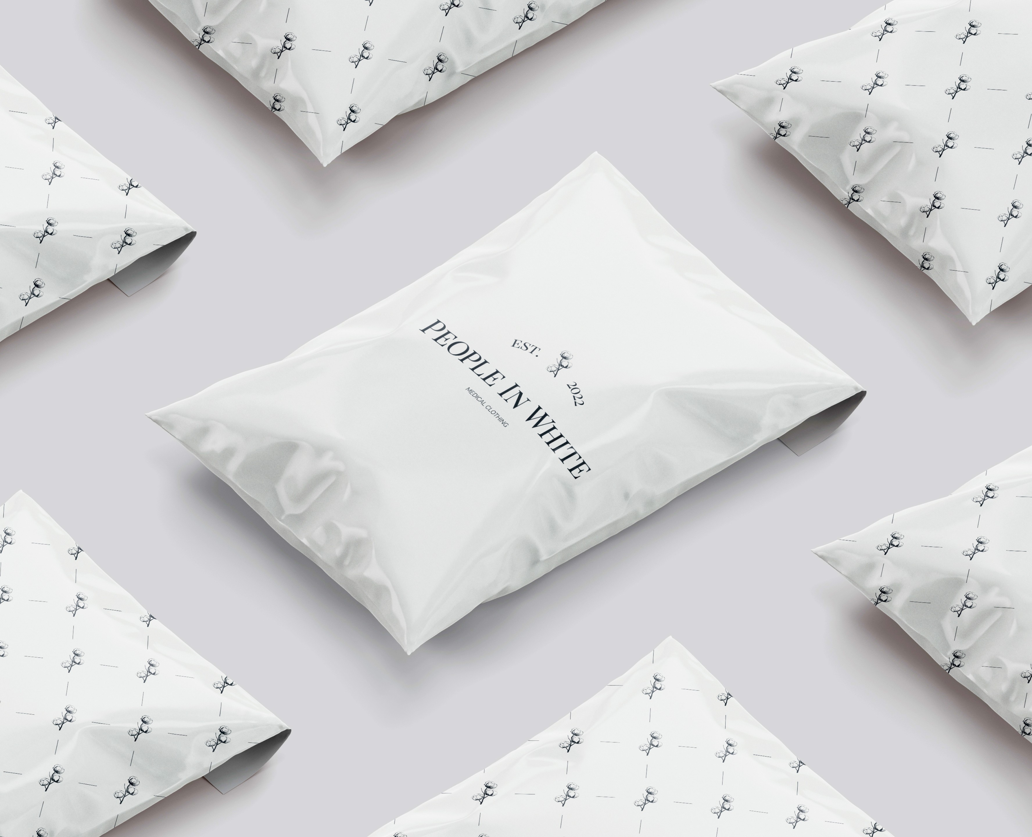 People In White — branding & identity — Брендинг на Dprofile