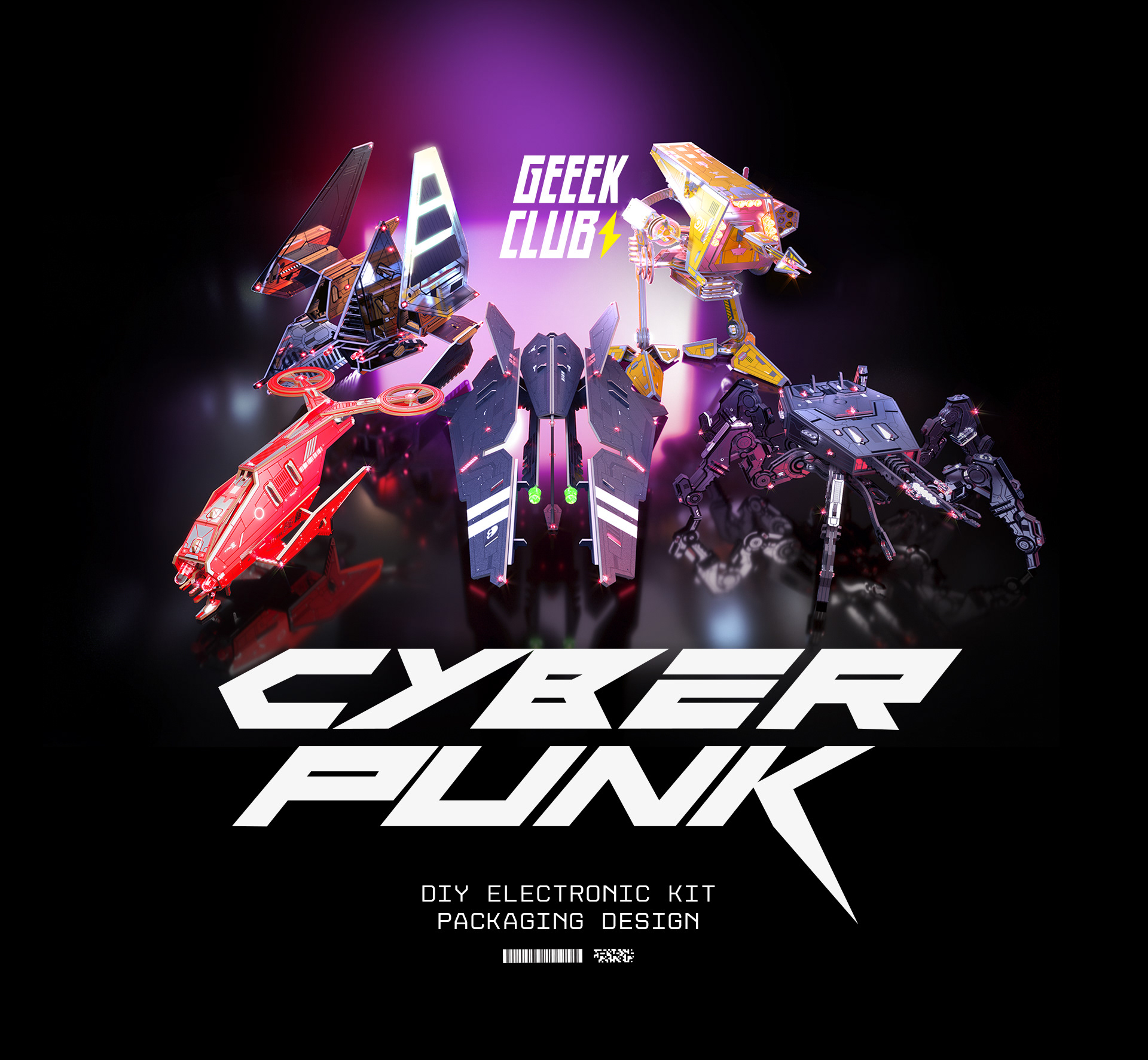 GEEK CLUB CYBERPUNK — Изображение №1 — Графика, 3D на Dprofile