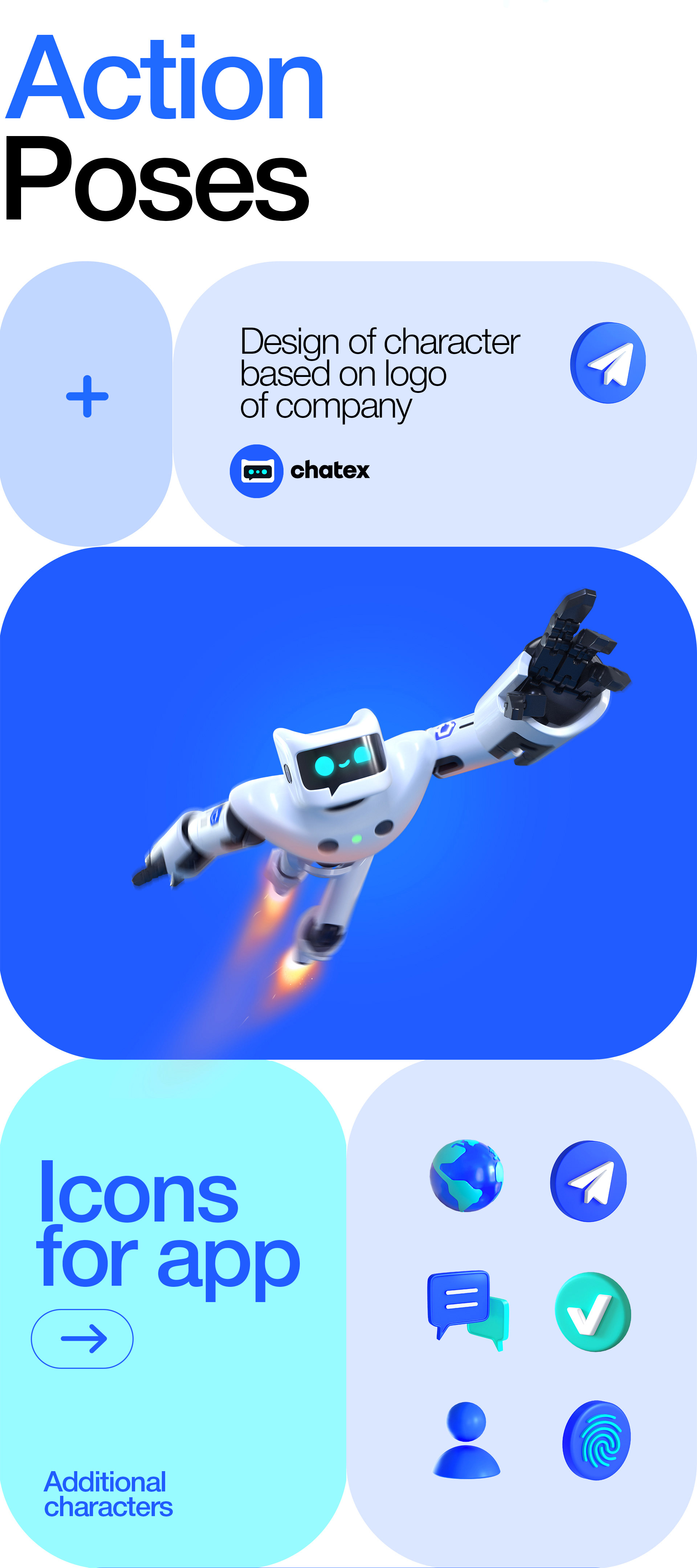 CHATEX — Изображение №3 — Брендинг, 3D на Dprofile